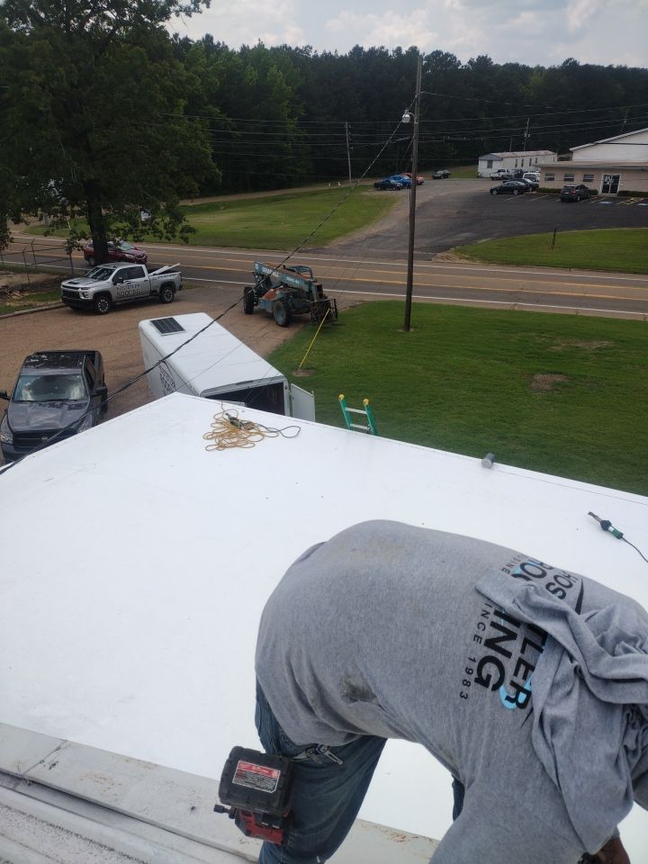 Office Building in Magnolia by Hostetler Roofing
