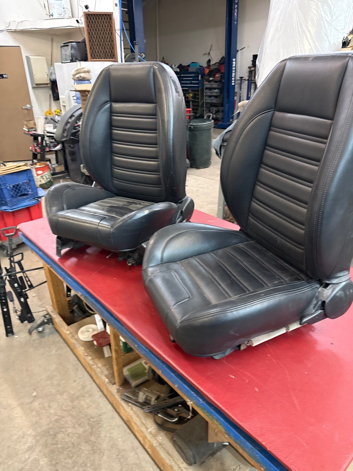 1963 Nova SS Custom Leather Interior  by Rocky Mountain Upholstery Co