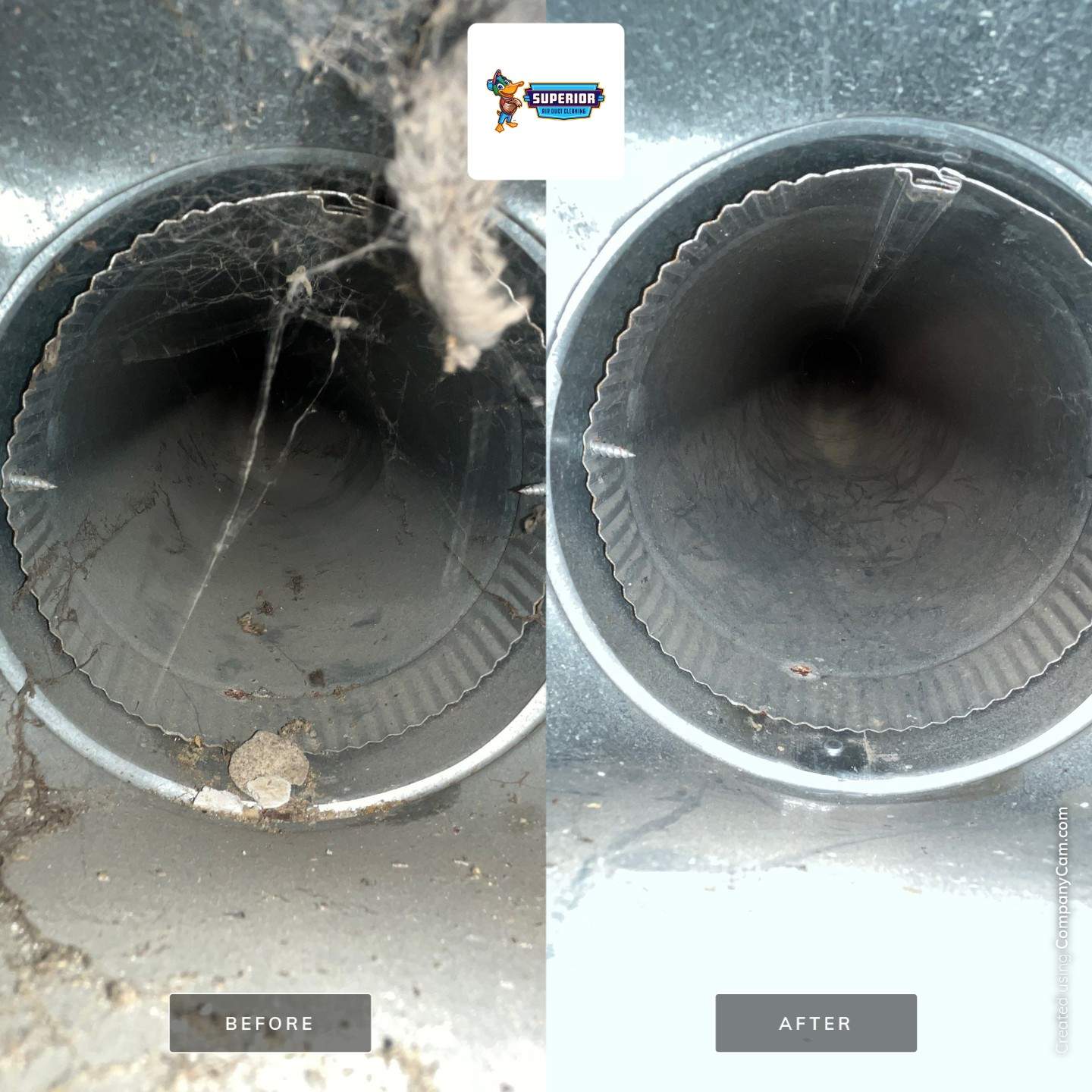 Air Duct Cleaning With a Vacuum Truck in Grove City, PA by Superior Air Duct Cleaning