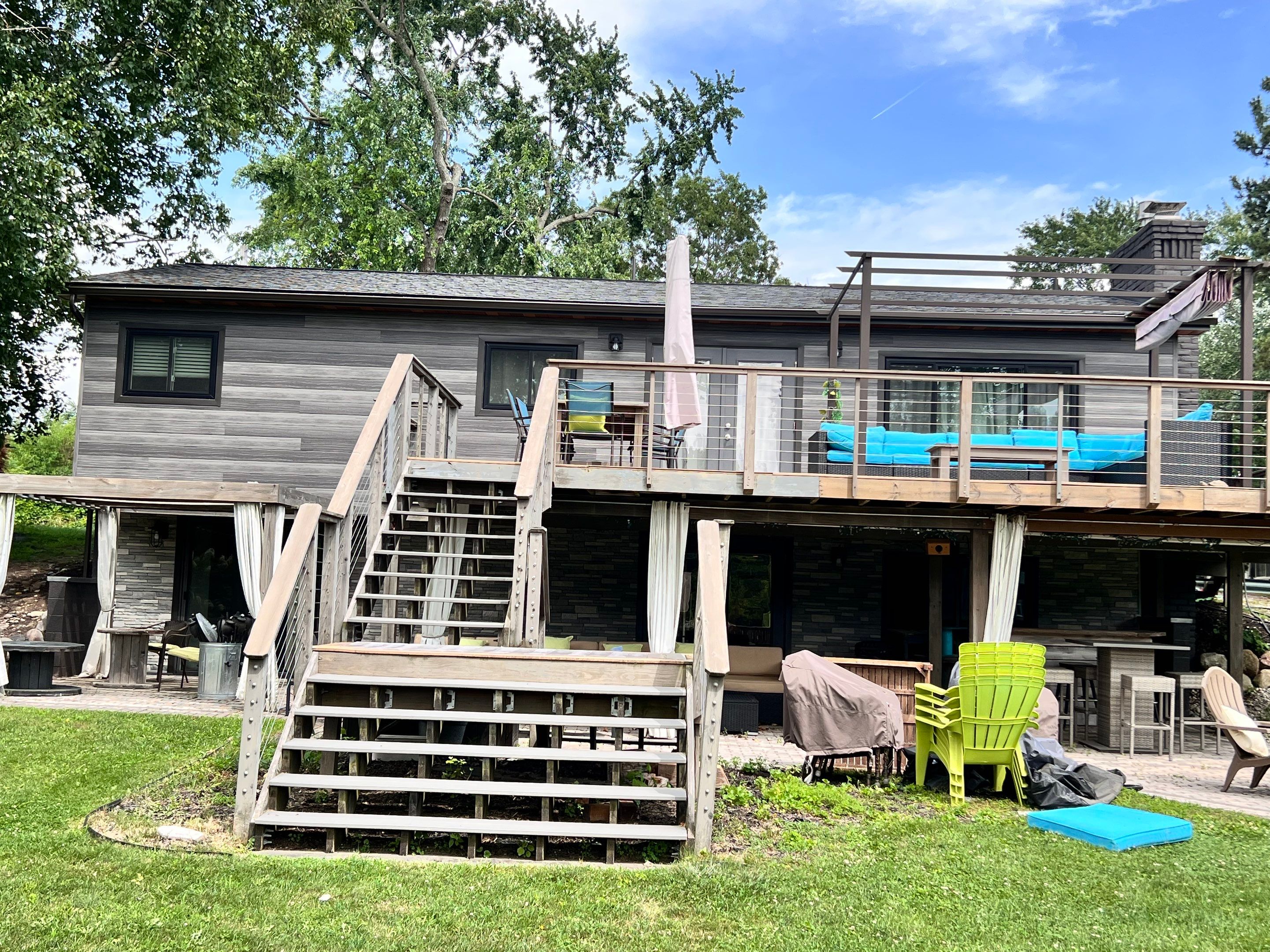 Siding Replacement using Alside Gray Oak by 180 Contractors