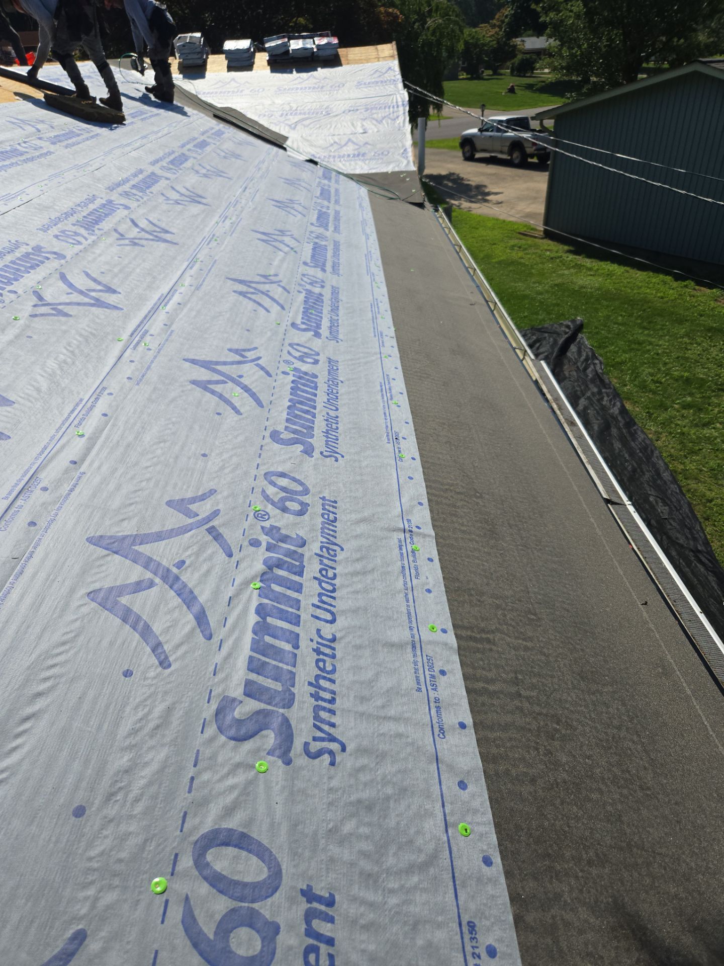 Atlas Pinnacle, Color, Coastal Granite, Drip Edge, Color, Black by Eagle Eye Roofing