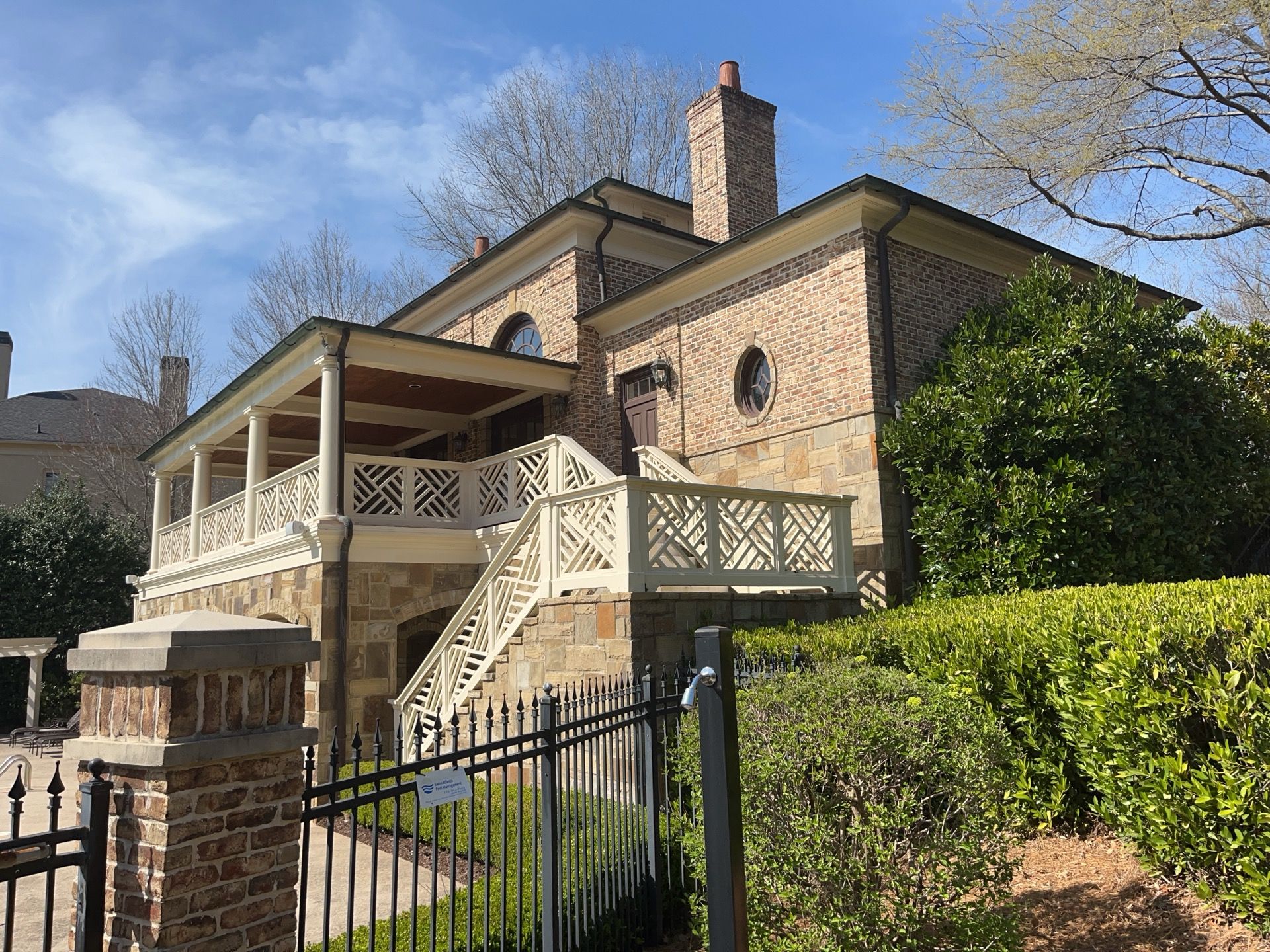 Alpharetta, GA Trex Deck Floor Resurface, Steel Railing Install, and Metal Roof Replacement by Nelson Exteriors 
