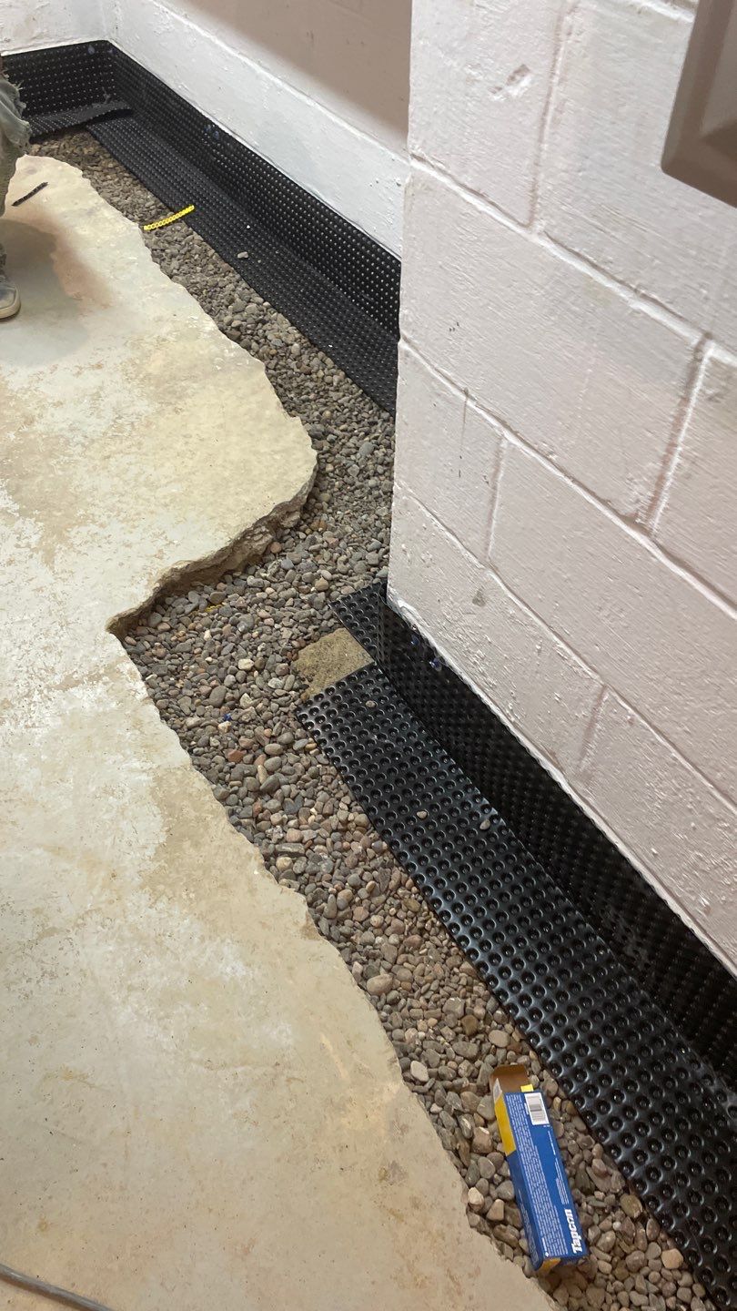 Waterproofing for our neighbor Heather by Waterproofing Northeast