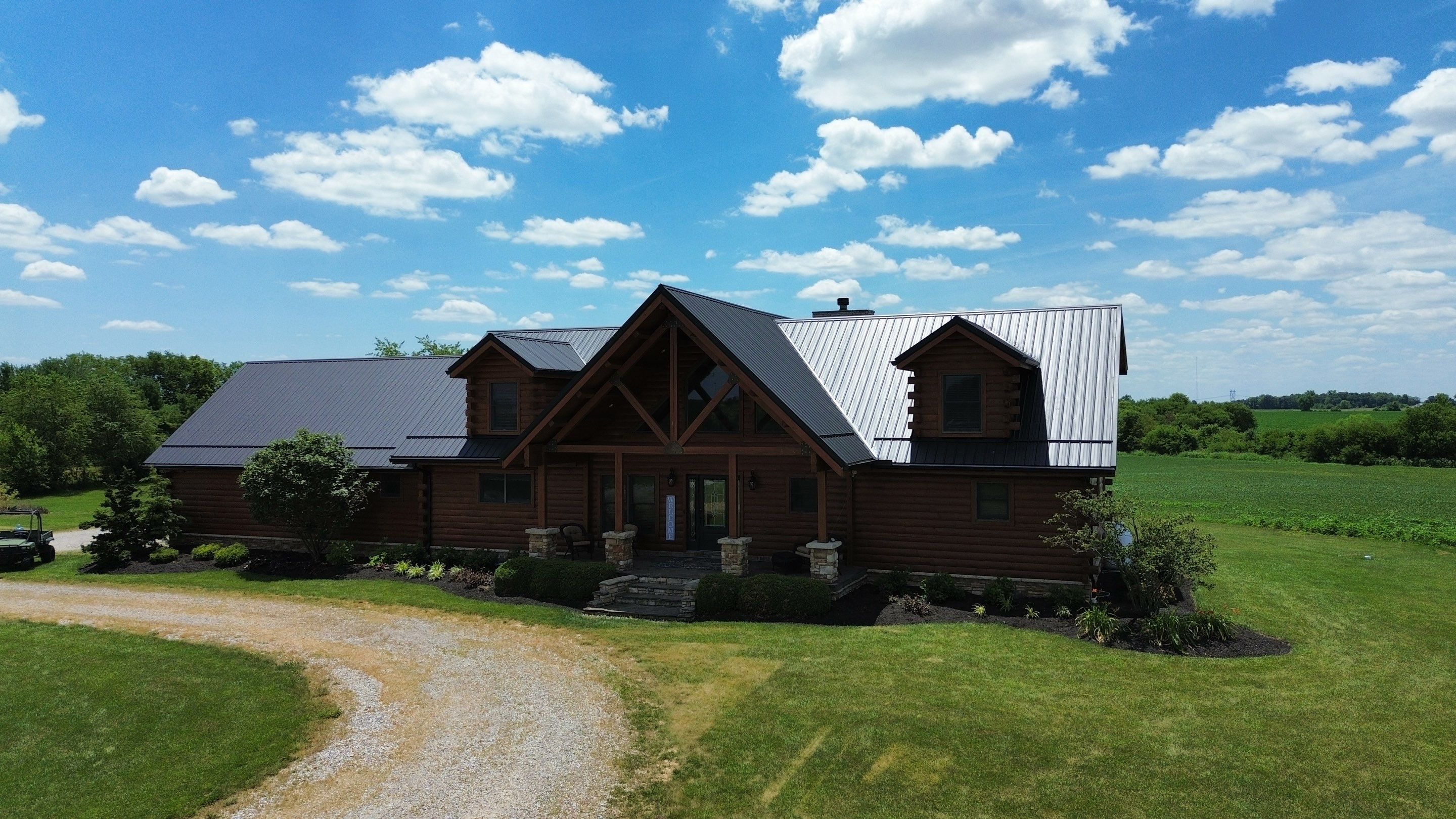 Residential Roofing Installation using Performance Panel Metal - Frost Black by RoofX 