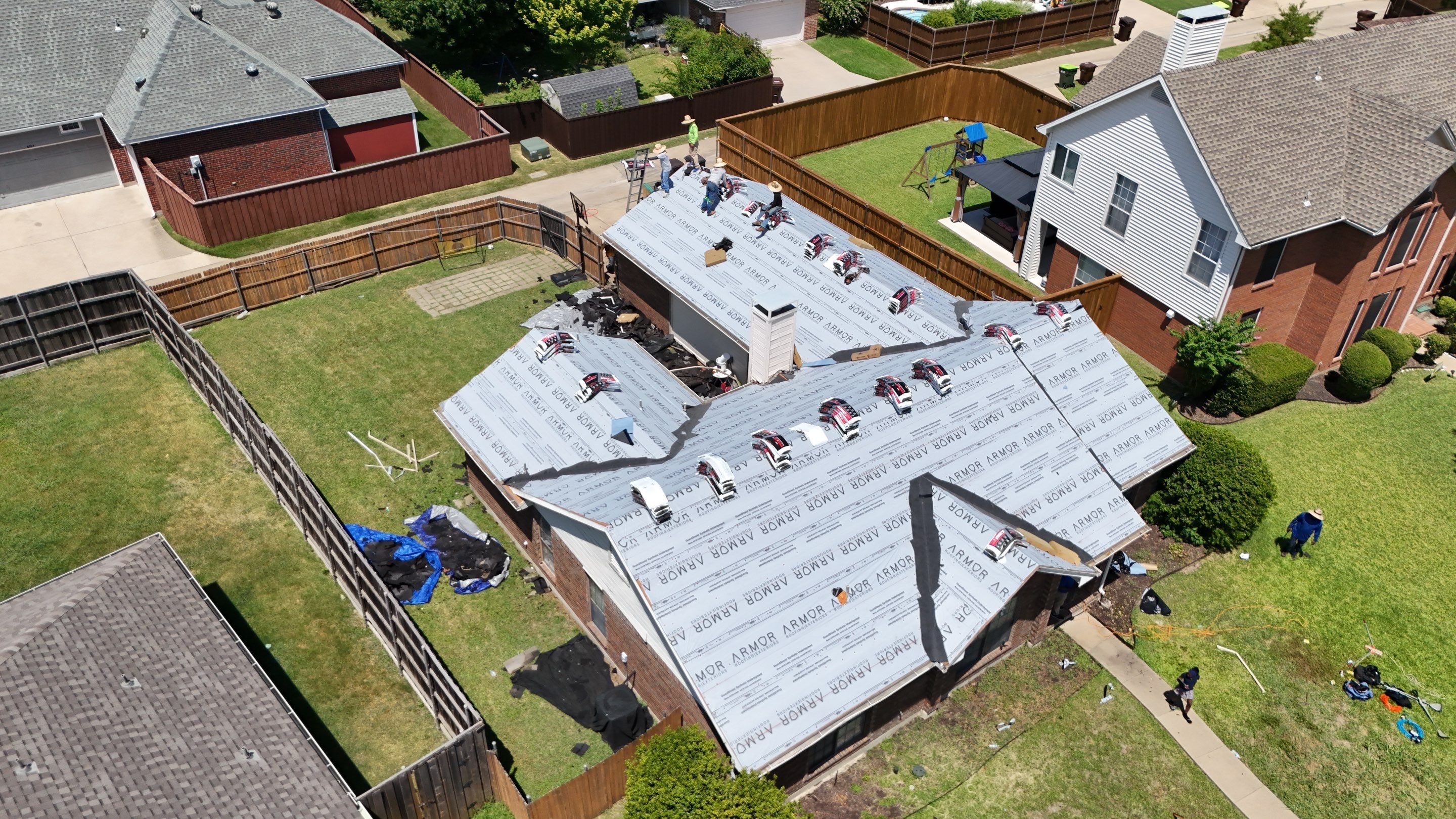 Complete Storm Restoration and Architectural Shingle Roof Replacement in Plano by Armor Roofing | Exteriors