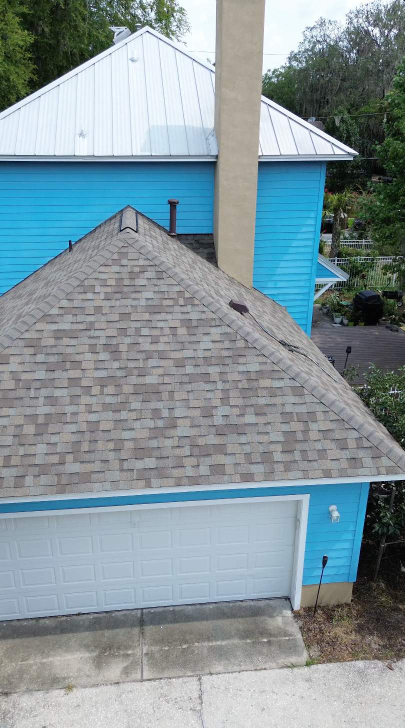 Reroof of a Detached Garage in Gainesville, FL by Brehm Roofing