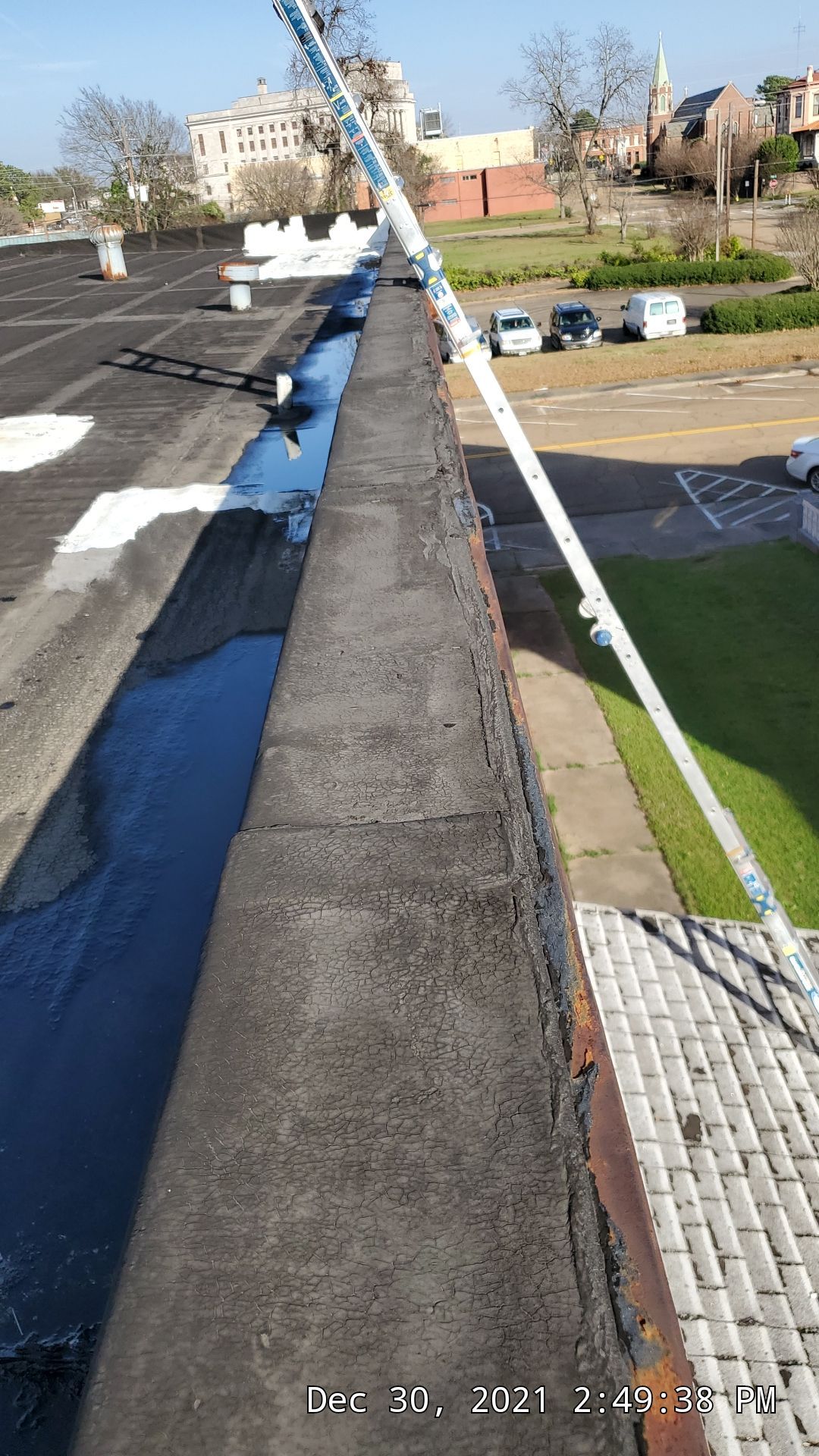 Commercial Roofing Installation using 50 mil PVC by Hostetler Roofing