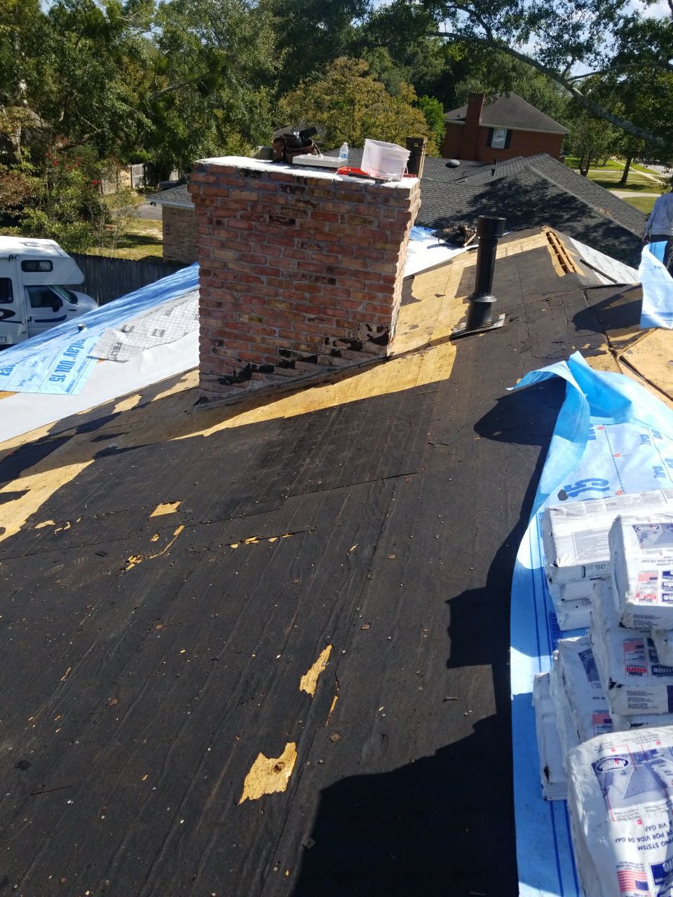 Residential Roofing Installation using Roof Replacement by American Roofing & Construction LLC