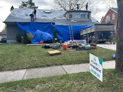 Partial roof replacement