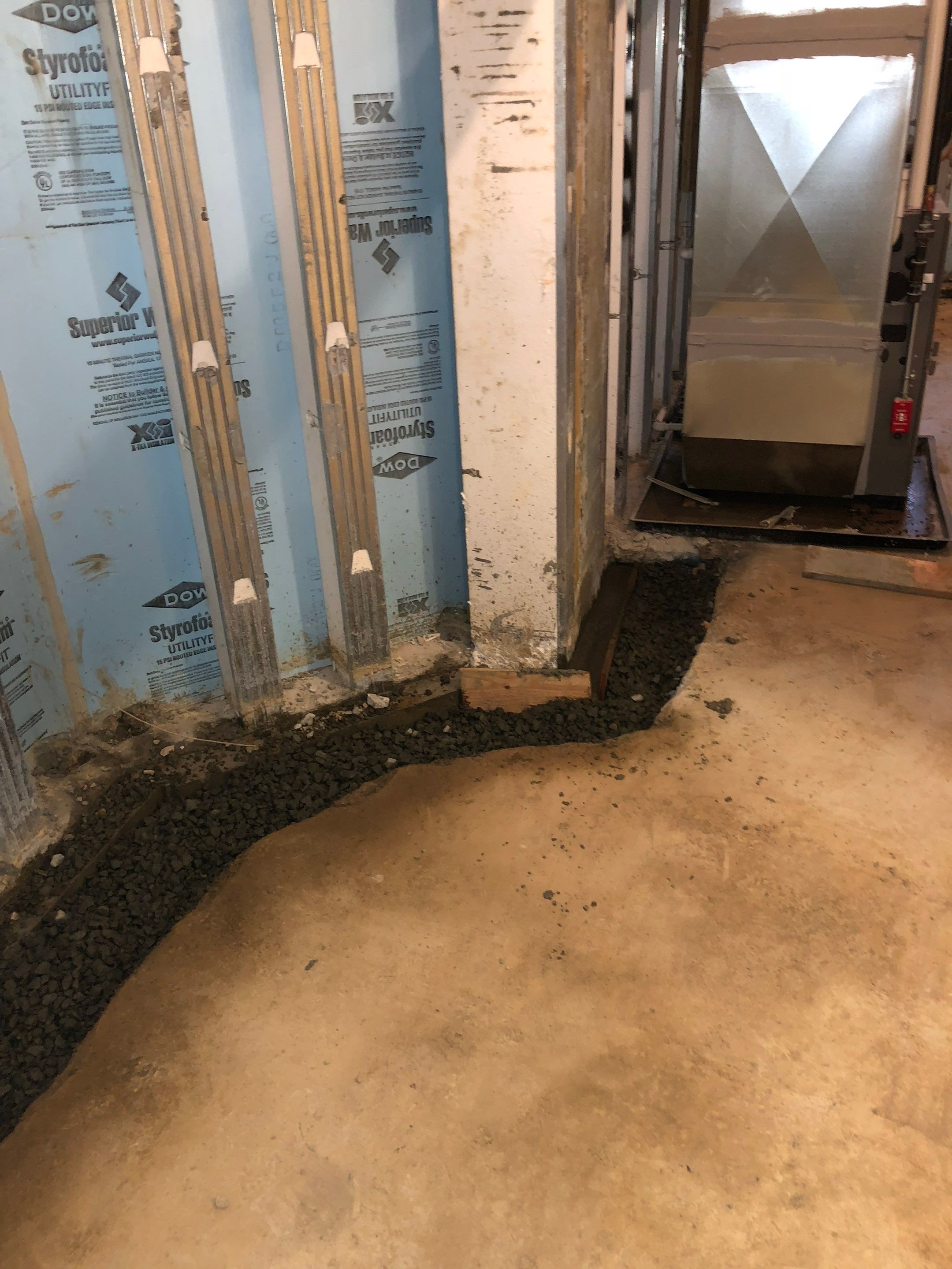 Interior French Drain Job in Summit, NJ by Pure Service Pro, LLC 