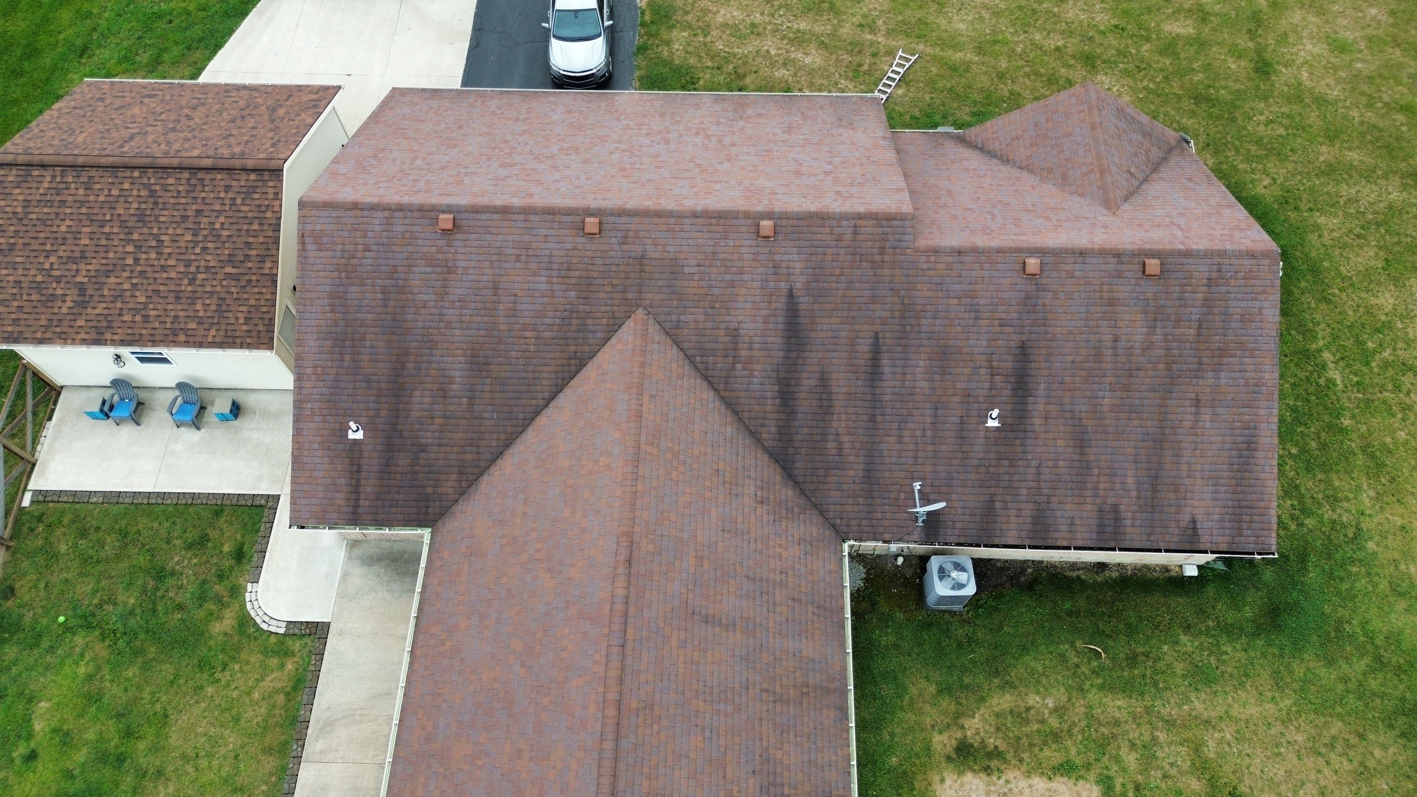 Residential Roofing Installation using Performance Panel Metal - Burgandy by RoofX 