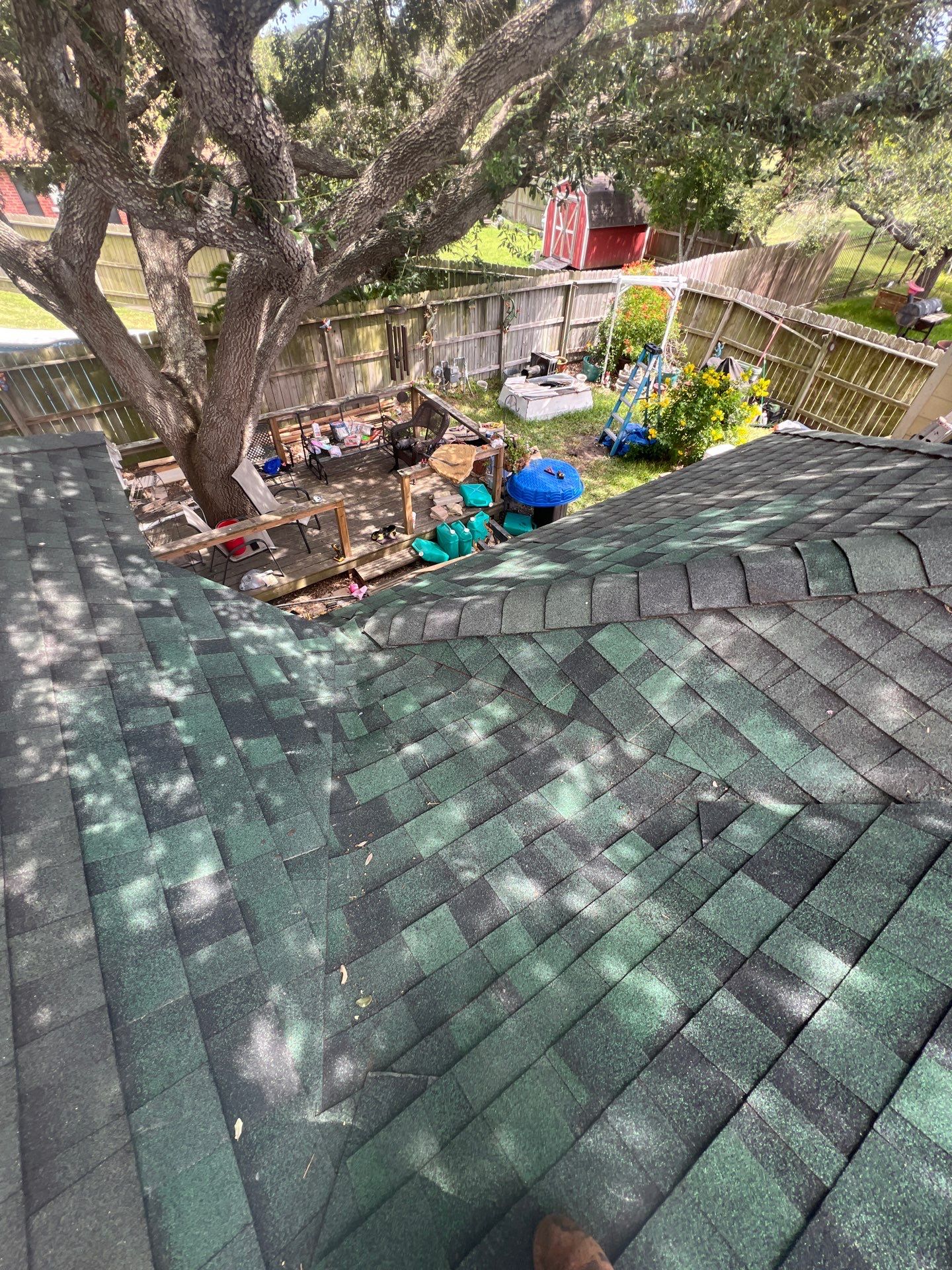 Rotting away under the Oaks by Bayfront Roofing and Construction
