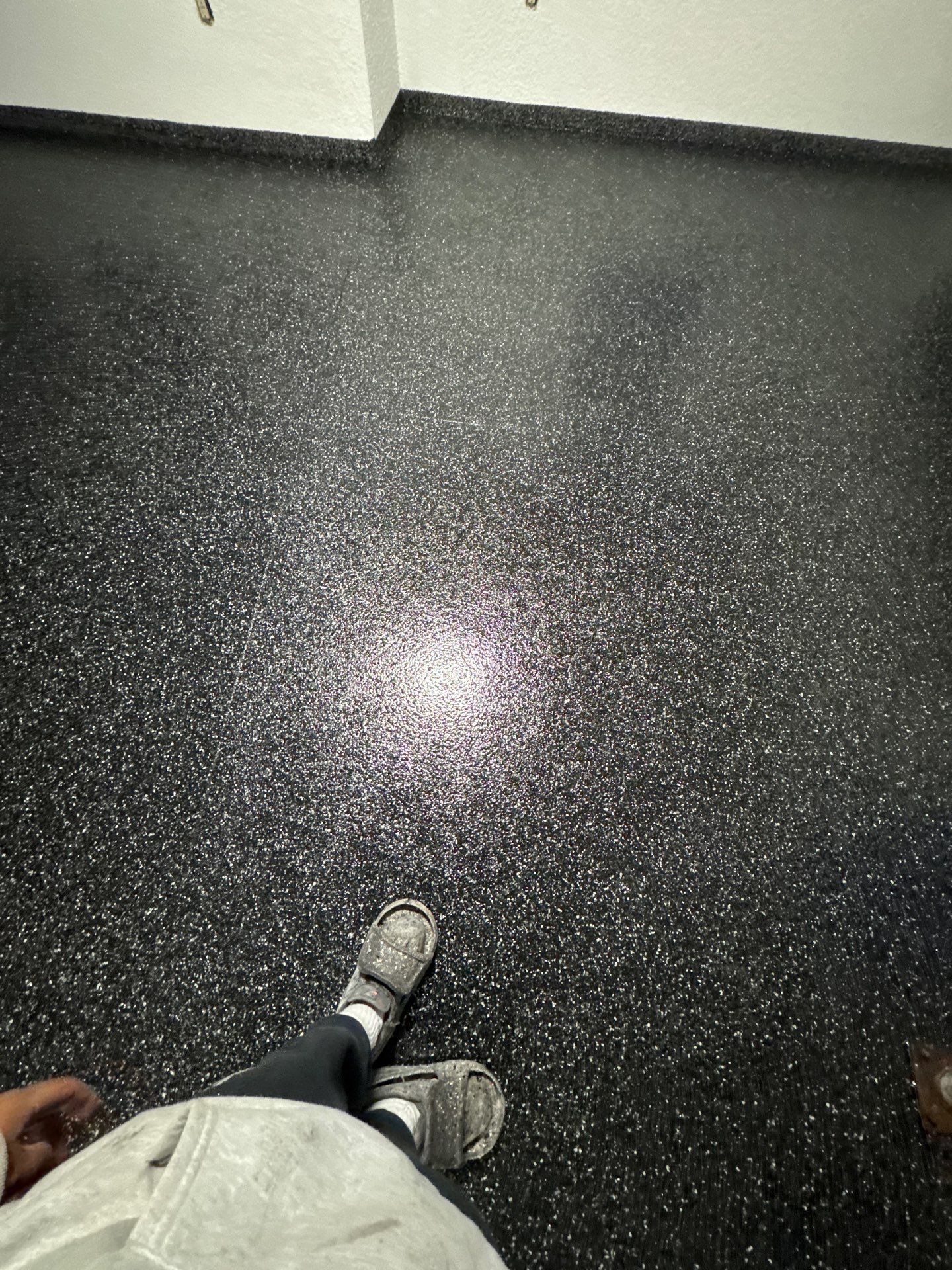 Carbon Flake Garage Floor Coating by Performance Floors & Coating