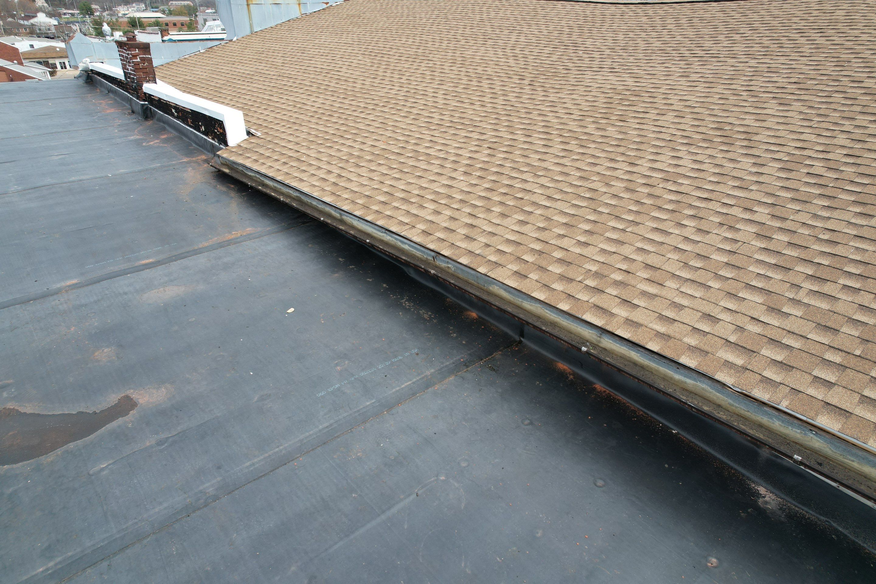 Commercial Roofing Installation using EPDM, GAF Timberline HDZ by Rainstoppers Roofing