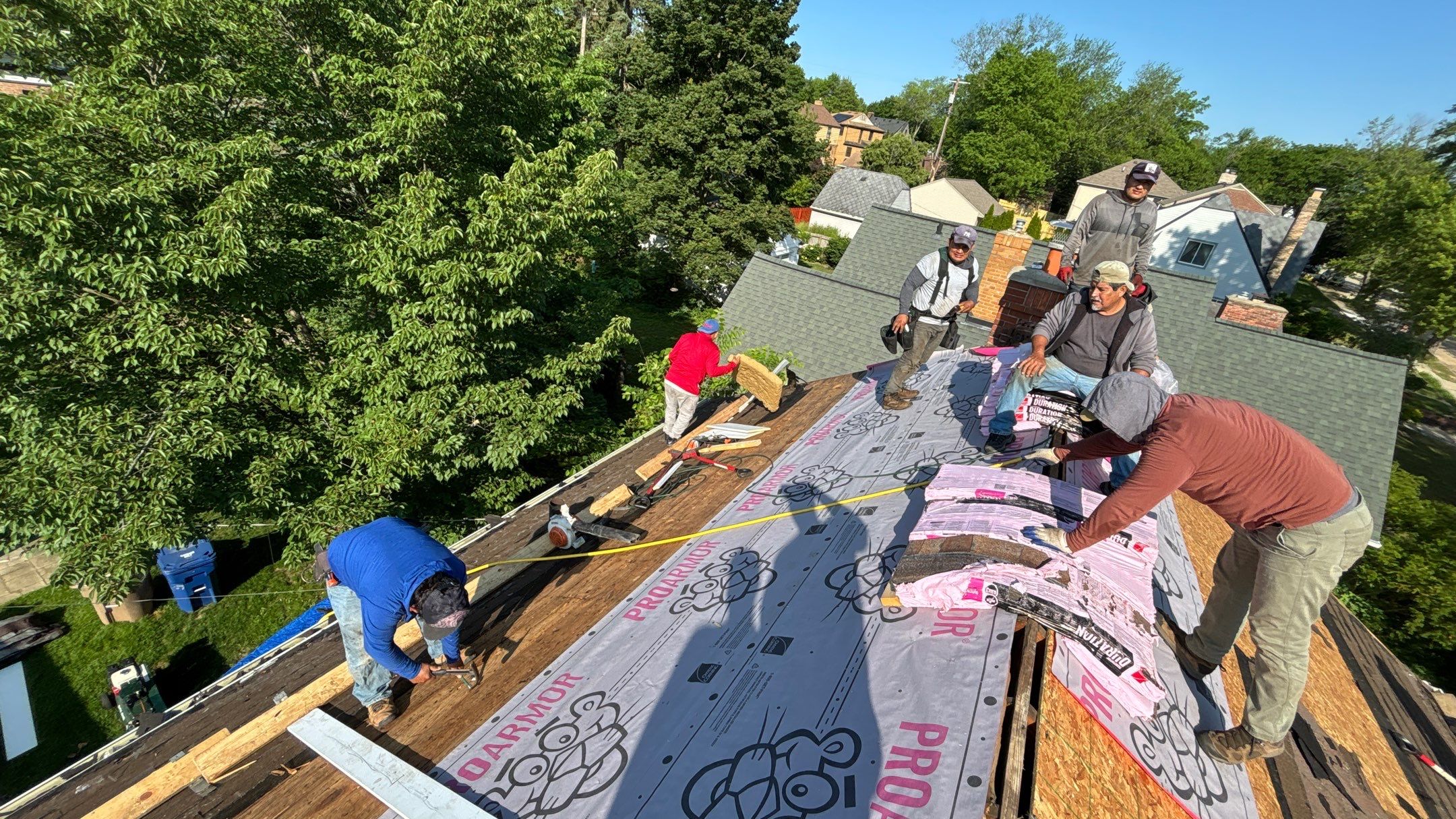 Roof Replacement using Owens Corning Desert Rose by 180 Contractors