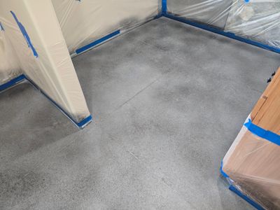 Home Renovation using Grind, Stain, & Seal
