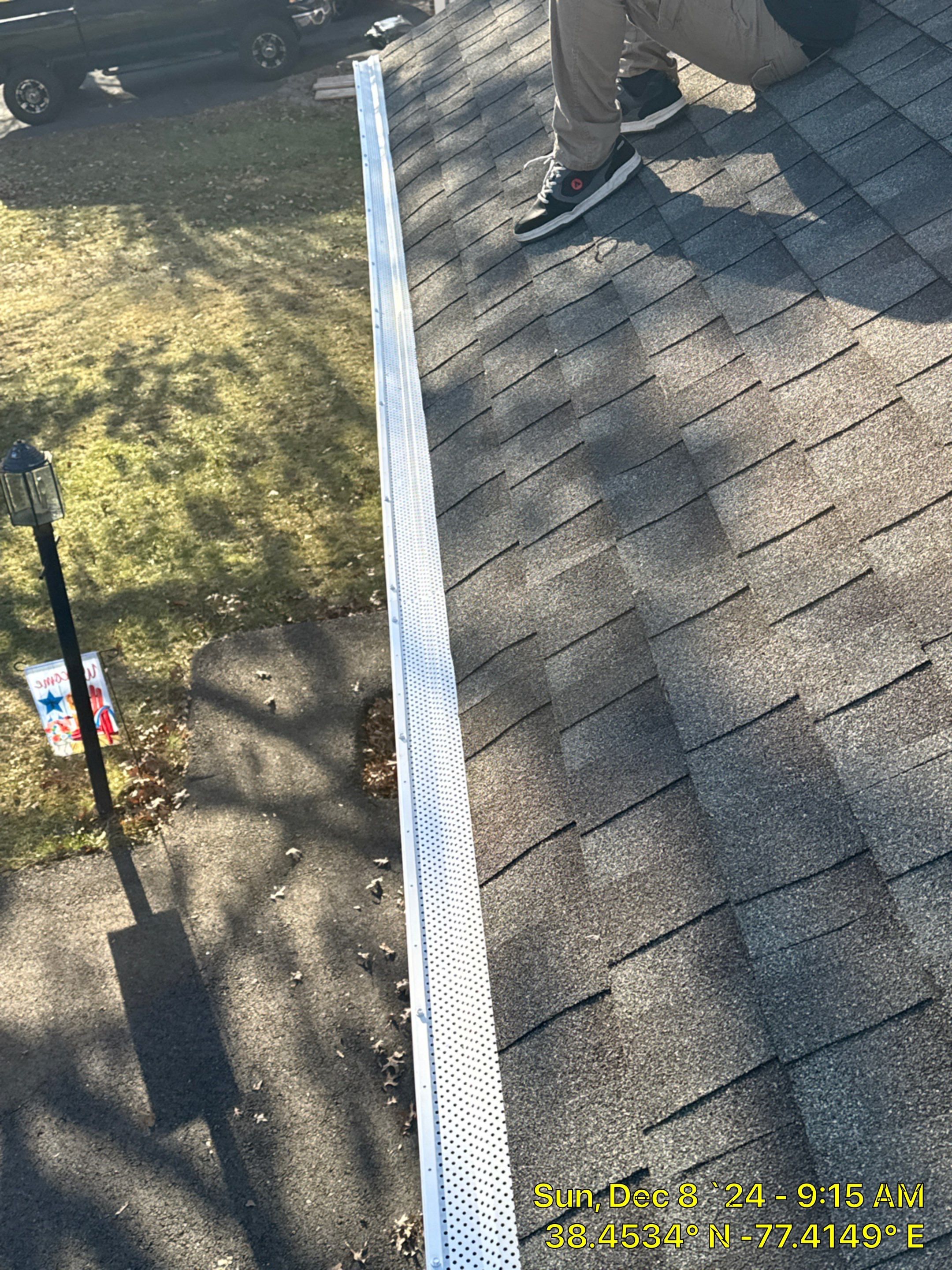 gutters guards using bulldog by La Bendicion Contruction Llc