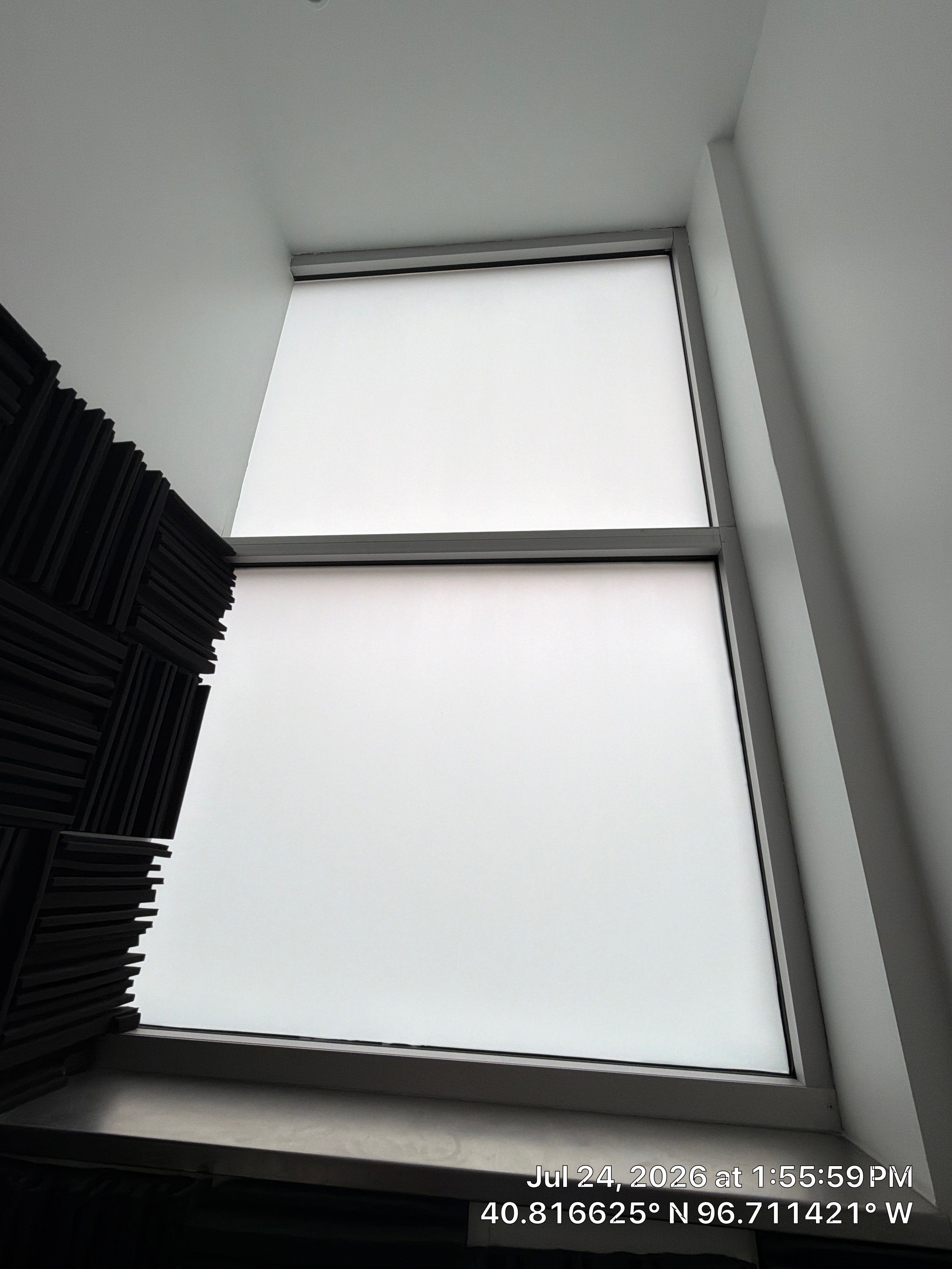 Lincoln Office Space Upgrade with Acoustic Treatments and Interior Glass Signage by CompanyCam Sales Demo