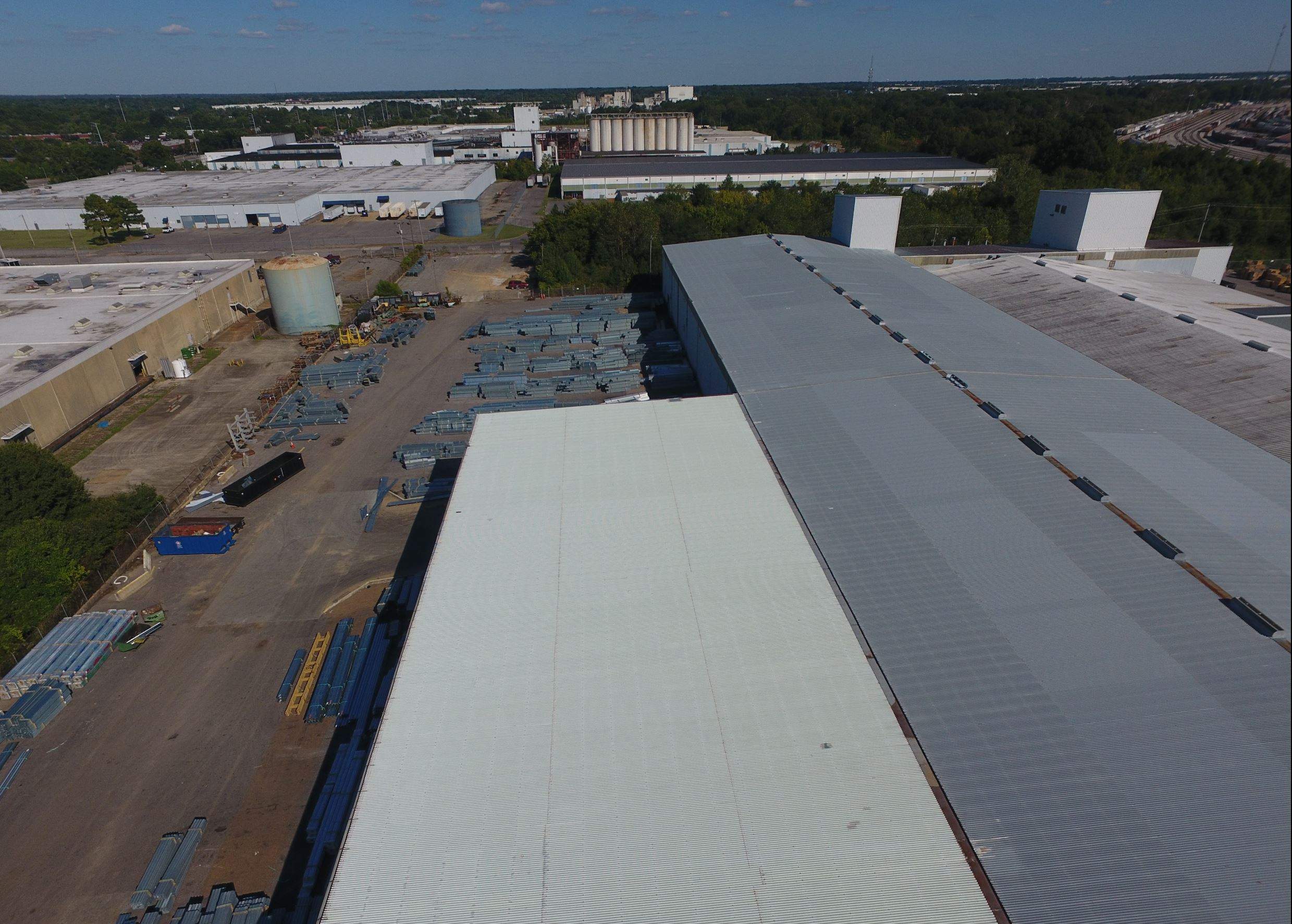 Commercial Metal Restoration System using Aldocoat Coatings by Hostetler Roofing