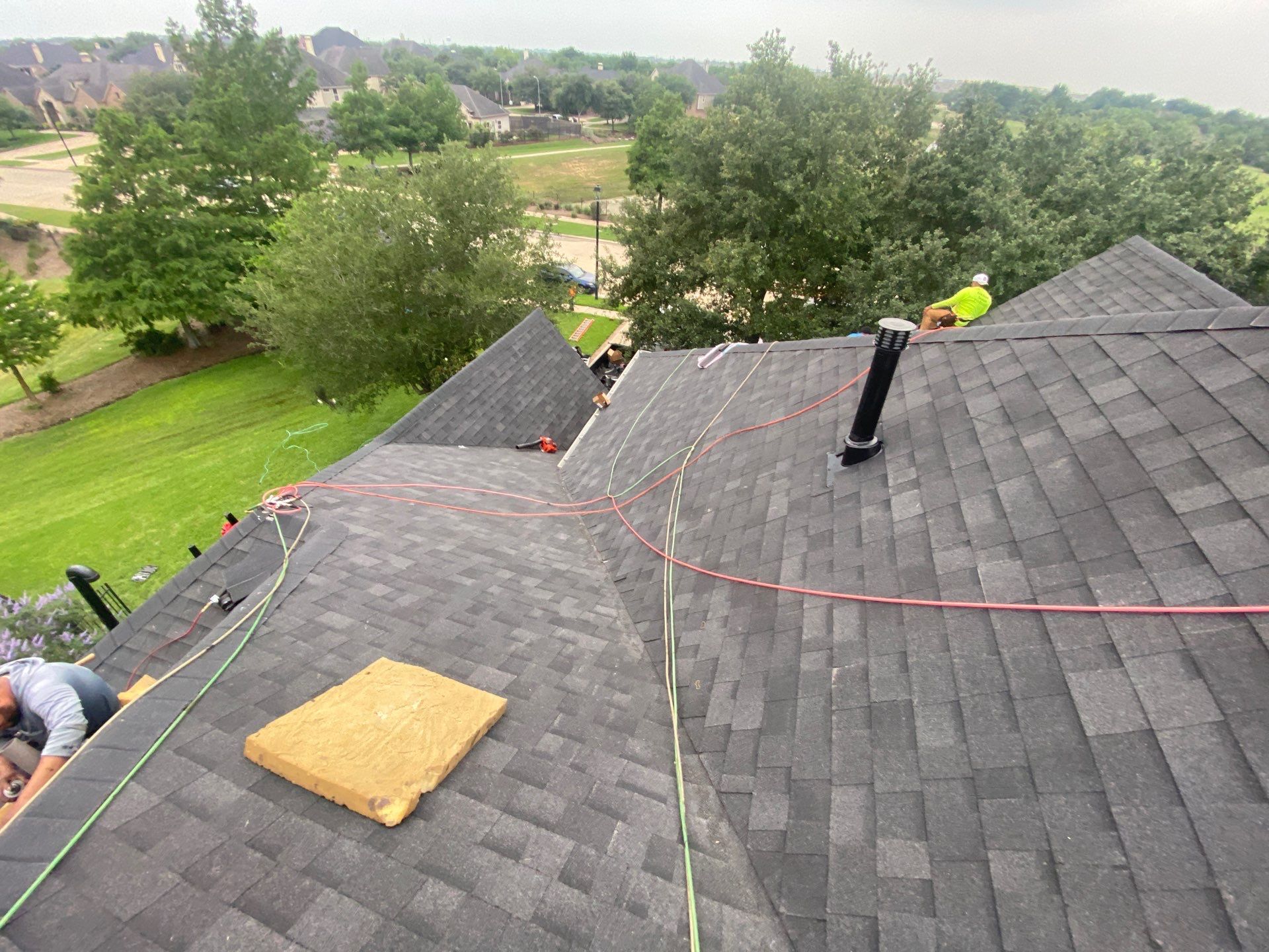 Residential Roofing Installation using Owen's Corning Duration (Lifetime) Shingles by Roof Repair Company