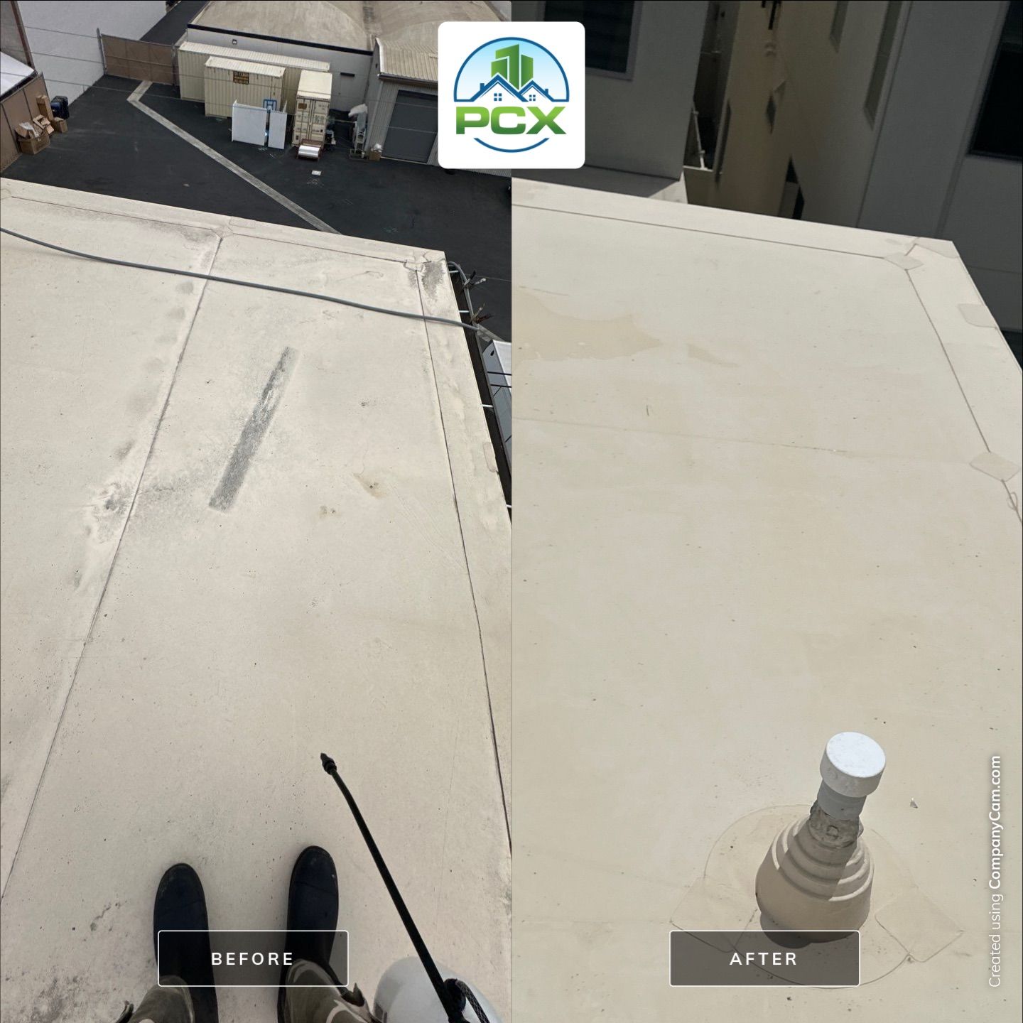 Rooftop lounge and house wash Newport Beach, CA by Property Cleaning Experts, LLC