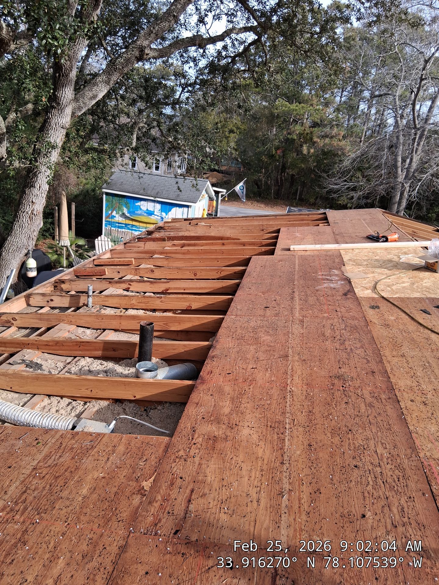 Oak Island FORTIFIED Roof Rebuild with Driftwood Landmark PRO Shingles by RGR Construction and Roofing, LLC