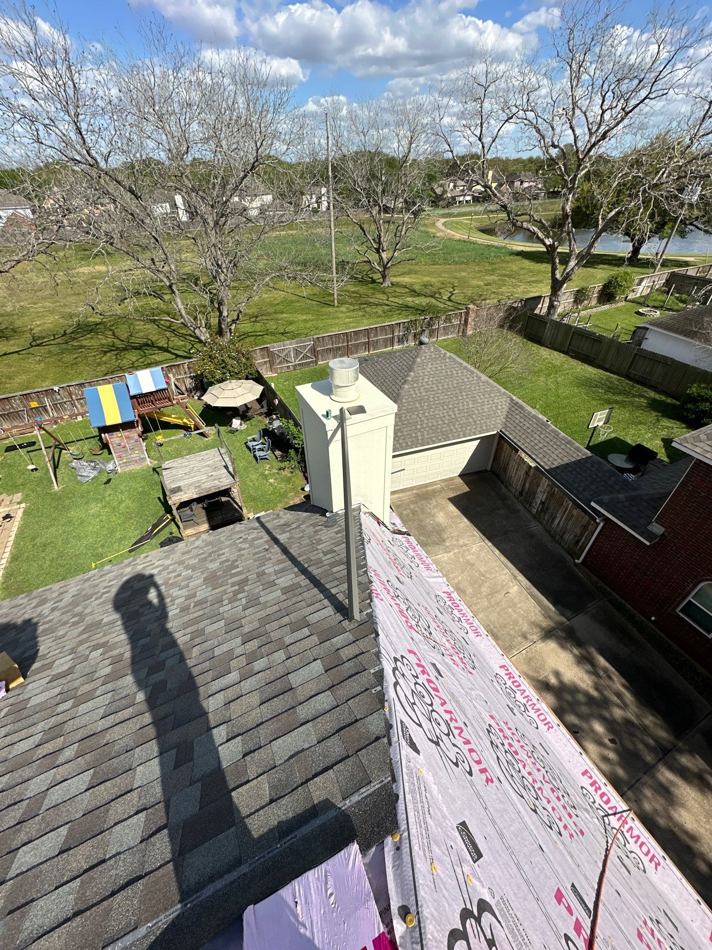 Project in Sugar Land by Motion Roofing