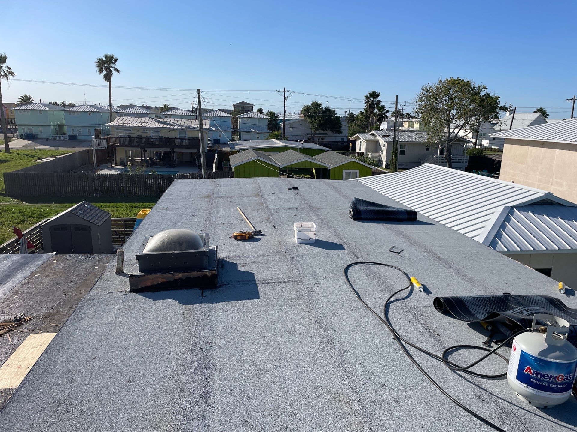 Island Torch Time by Bayfront Roofing and Construction