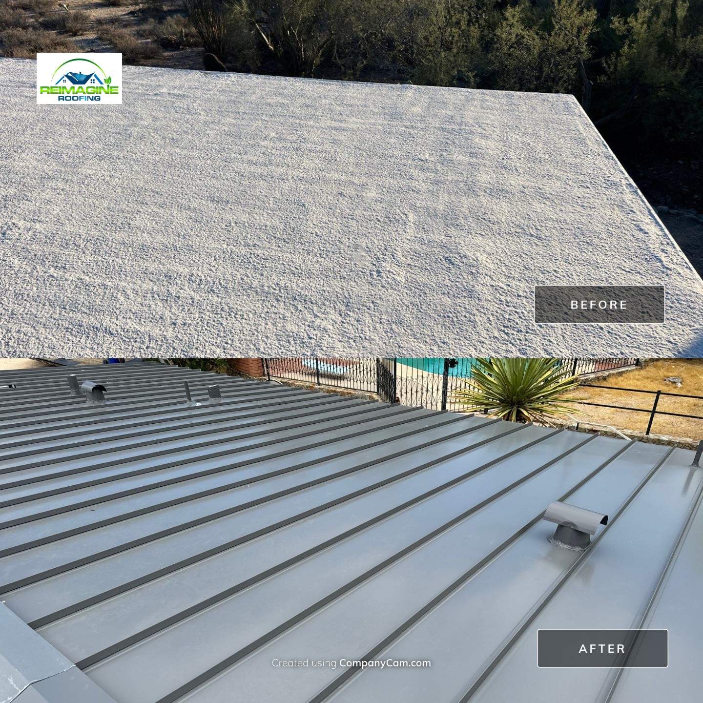 Charcoal Gray Standing Seam by Reimagine Roofing