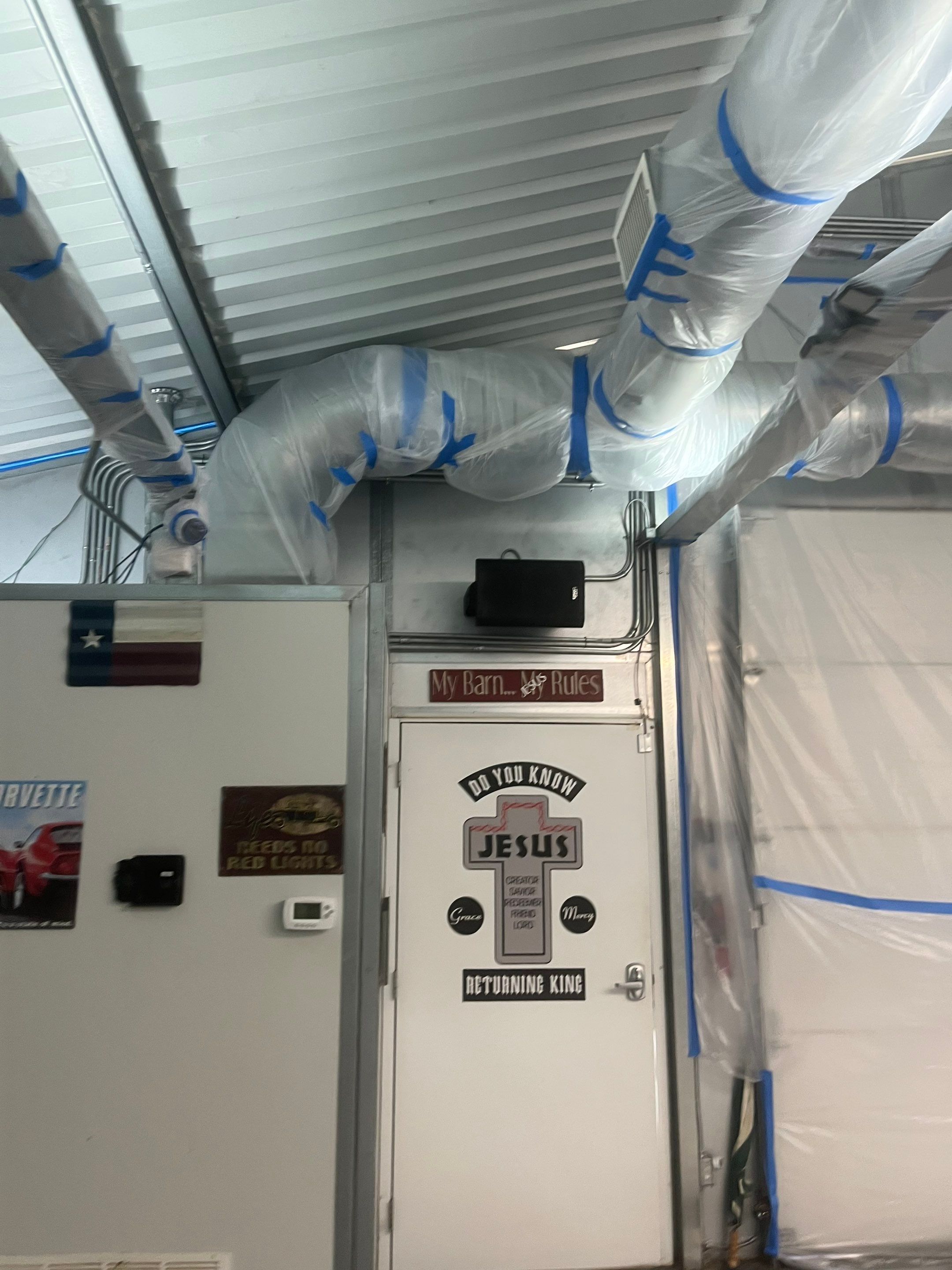 Sunnyvale Tx, Close cell spray foam custom garage  by Apex Insulation Solutions