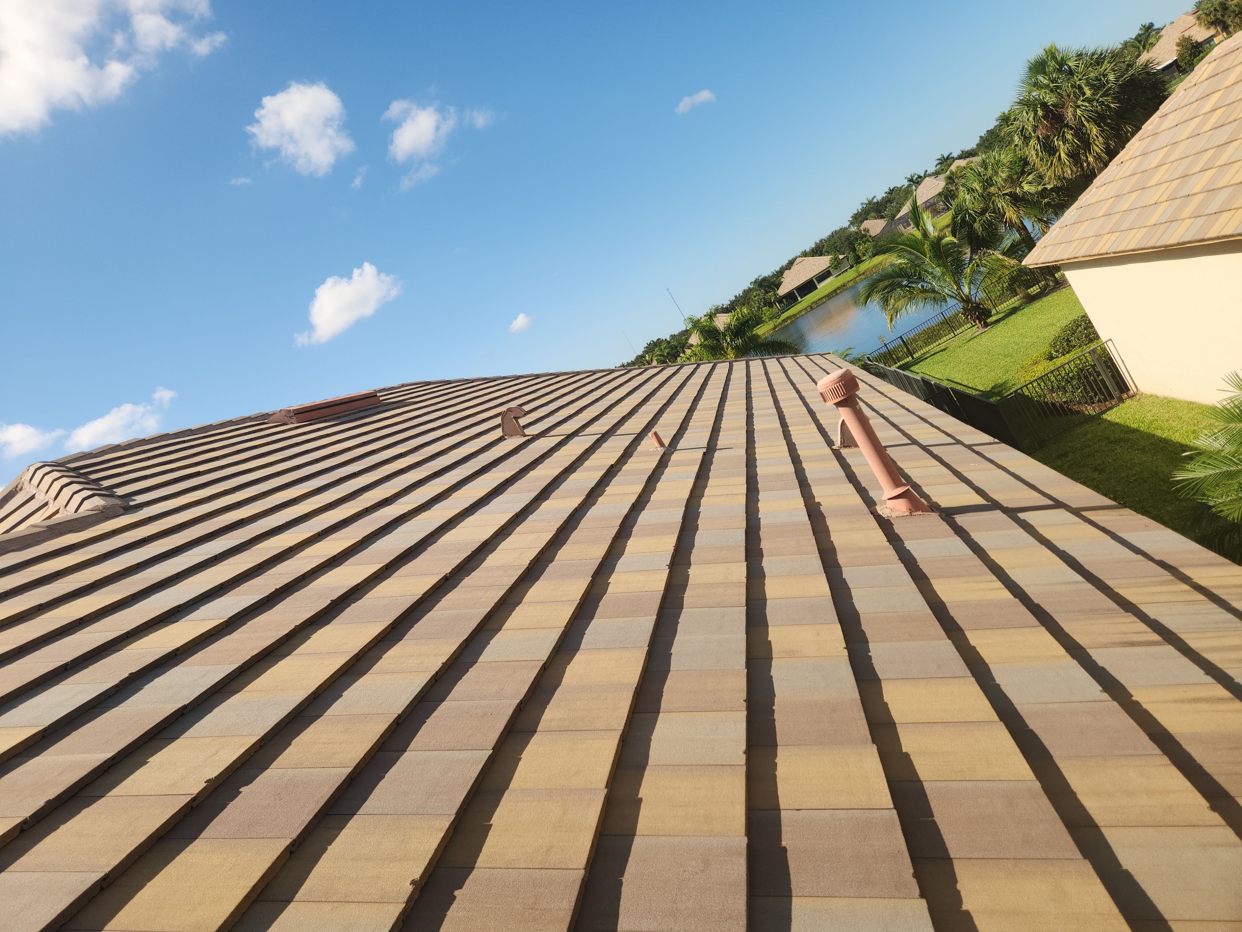 Concrete Tile Roof Repair for Residential Home in Wellington by Aastro Roofing