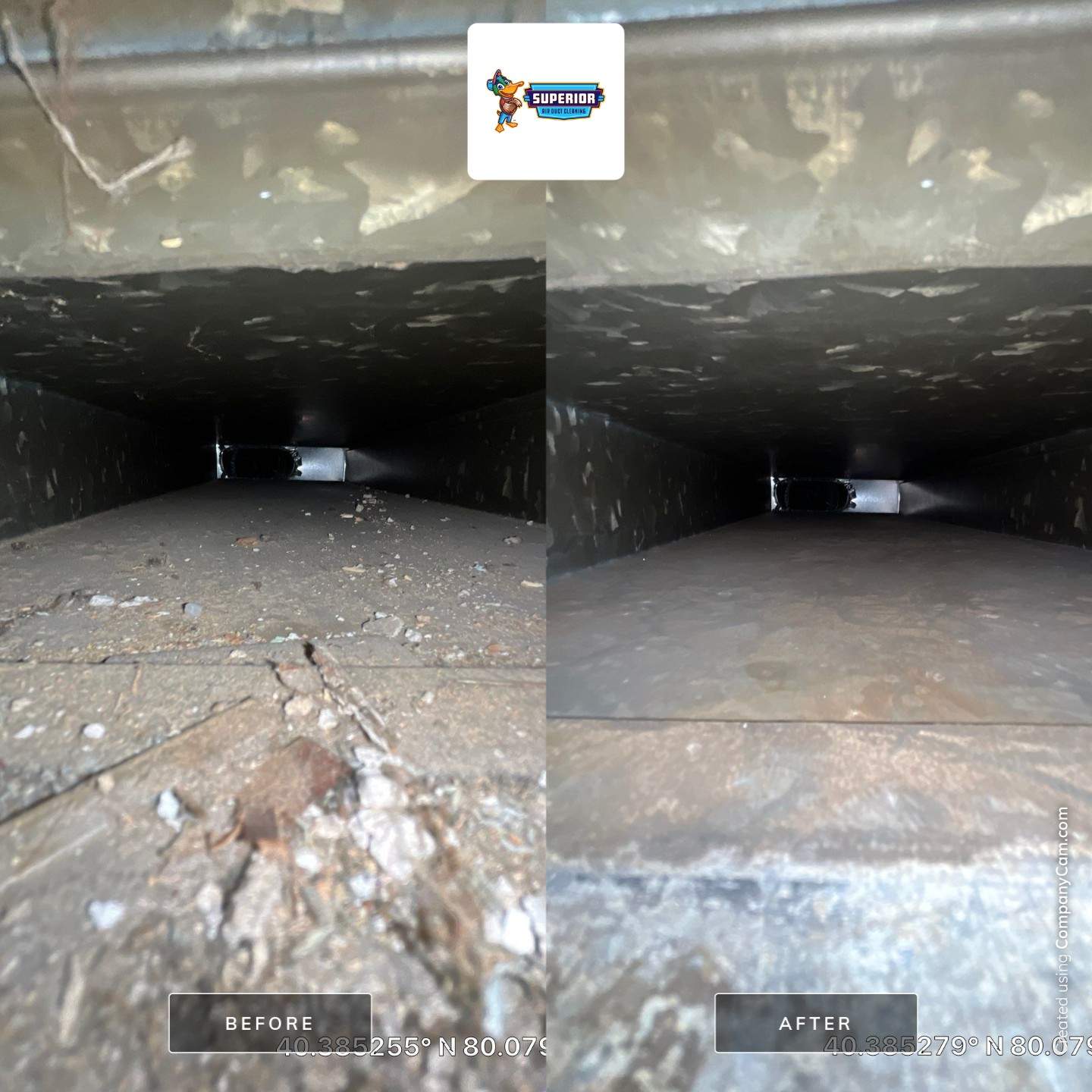 Air Duct Cleaning With a Vacuum Truck in Carnegie, PA by Superior Air Duct Cleaning