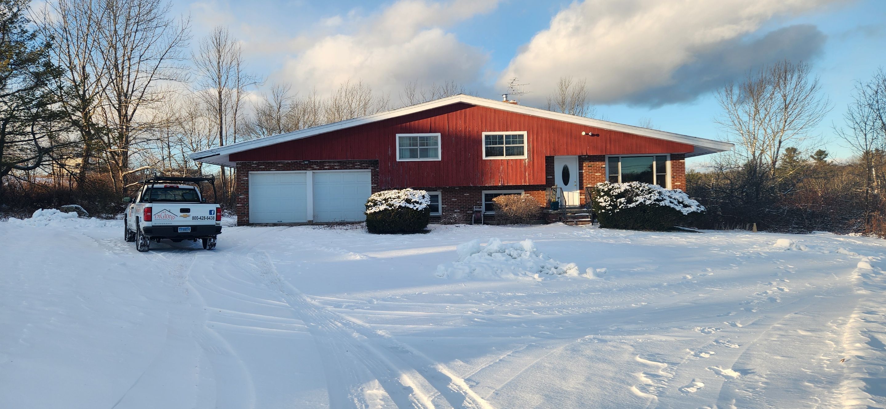 Siding Refresh with Cert S/7 Reverse Board & Batten, Autumn Red by DiGiorgi Roofing and Siding Inc