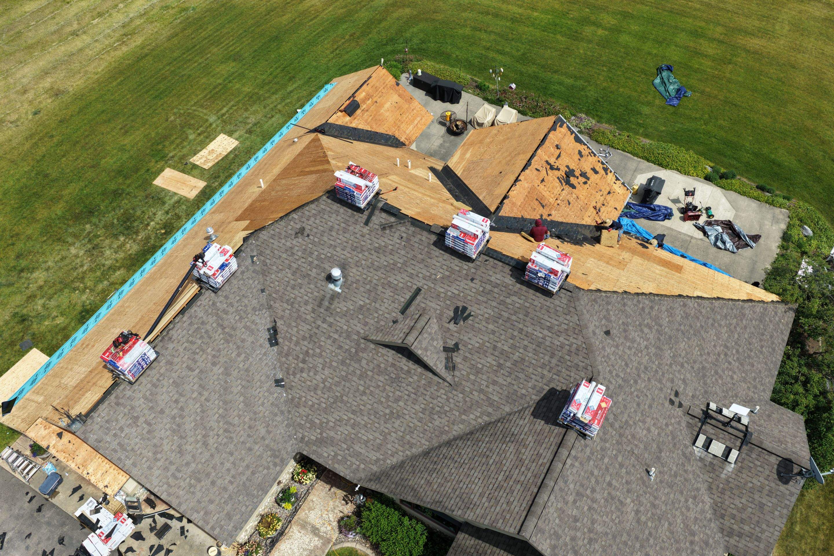 Roof Replacement using GAF Timberline HDZ - Midnight Mesa  by Montana Roofing Solutions