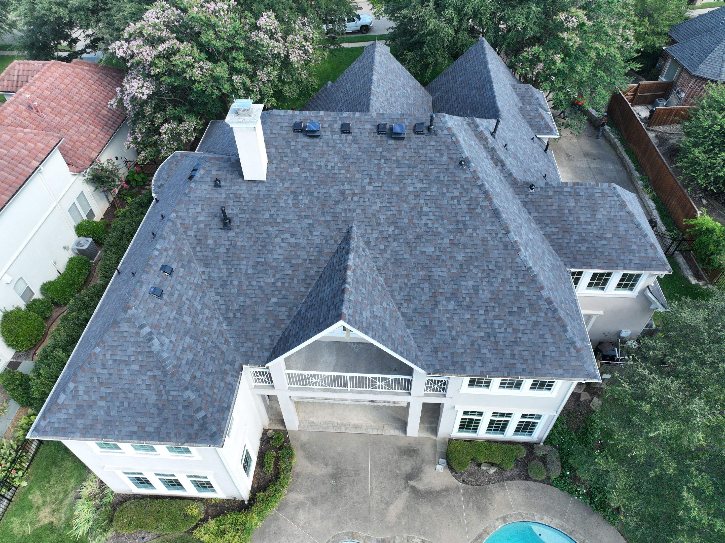 Residential Roofing Installation using Malarkey Vista Black Oak by OneSource Roofing and Restoration