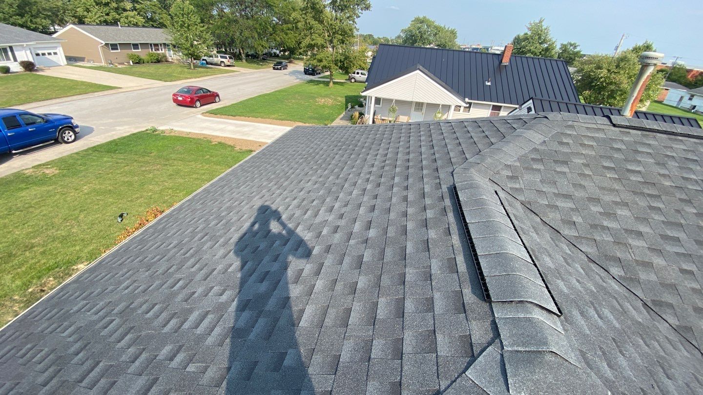 Residential Roofing Installation using GAF Timberline HDZ Charcoal by Nitro Roofing and Construction