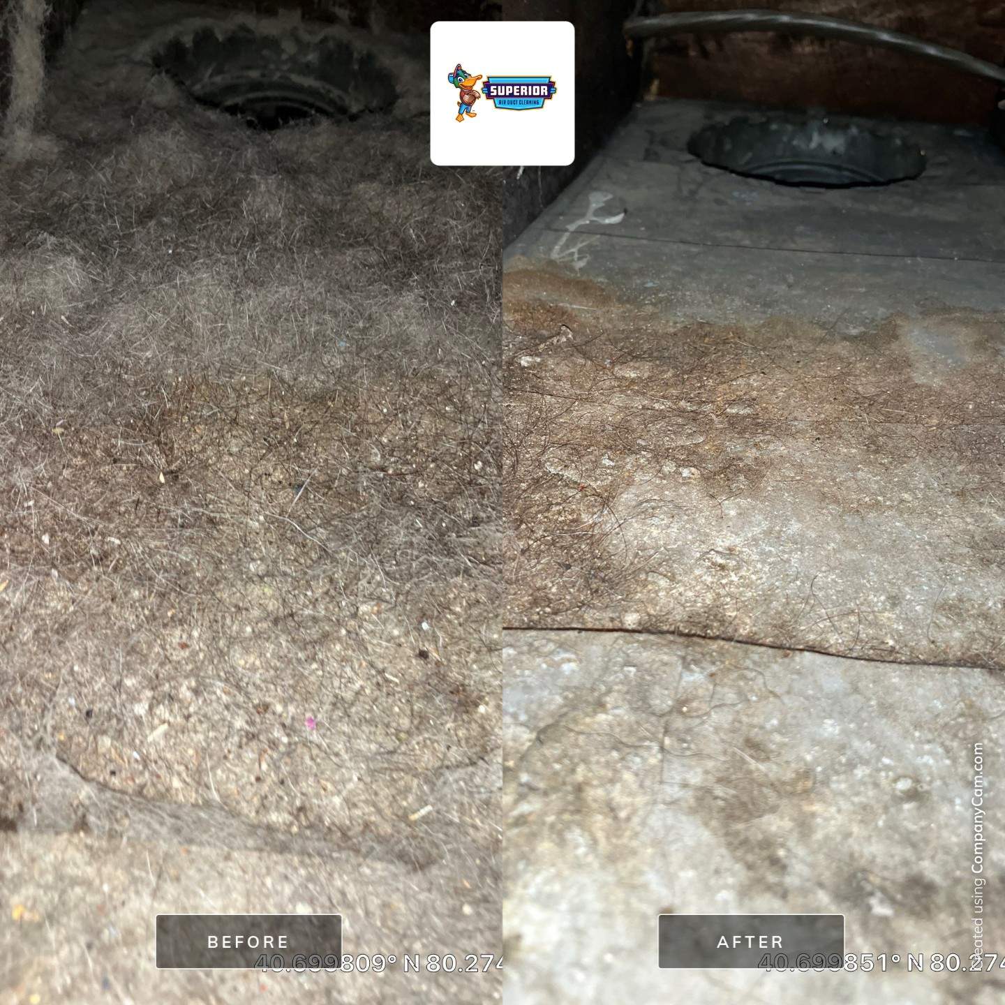 Air Duct Cleaning With a Vacuum Truck in Rochester, PA by Superior Air Duct Cleaning
