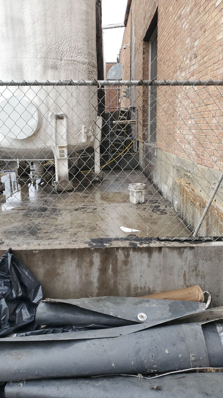 commercial pressure washing using Hot water by Northern Power Washing LLC.
