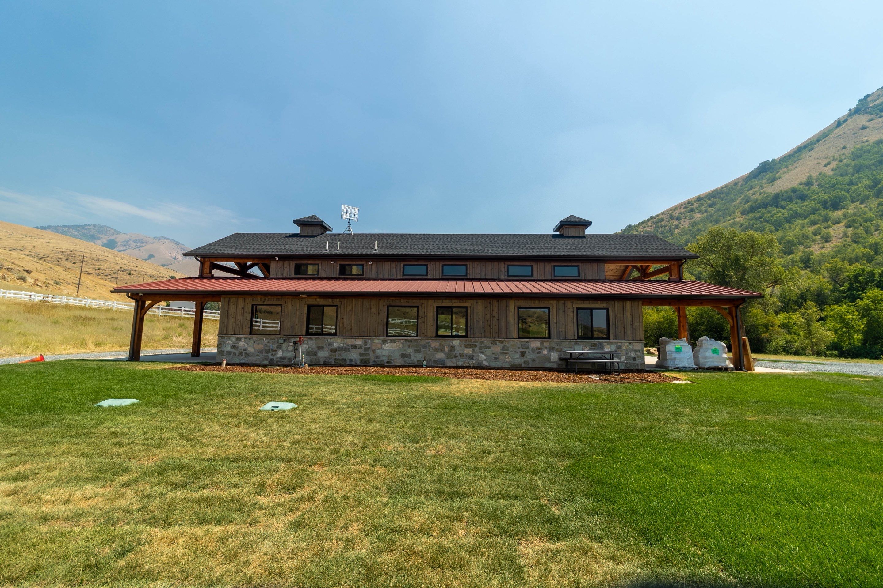 Wood Barn - Exterior by Garner Construction