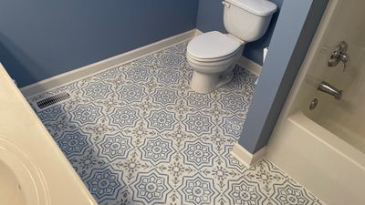 Bathroom Remodel using Tile