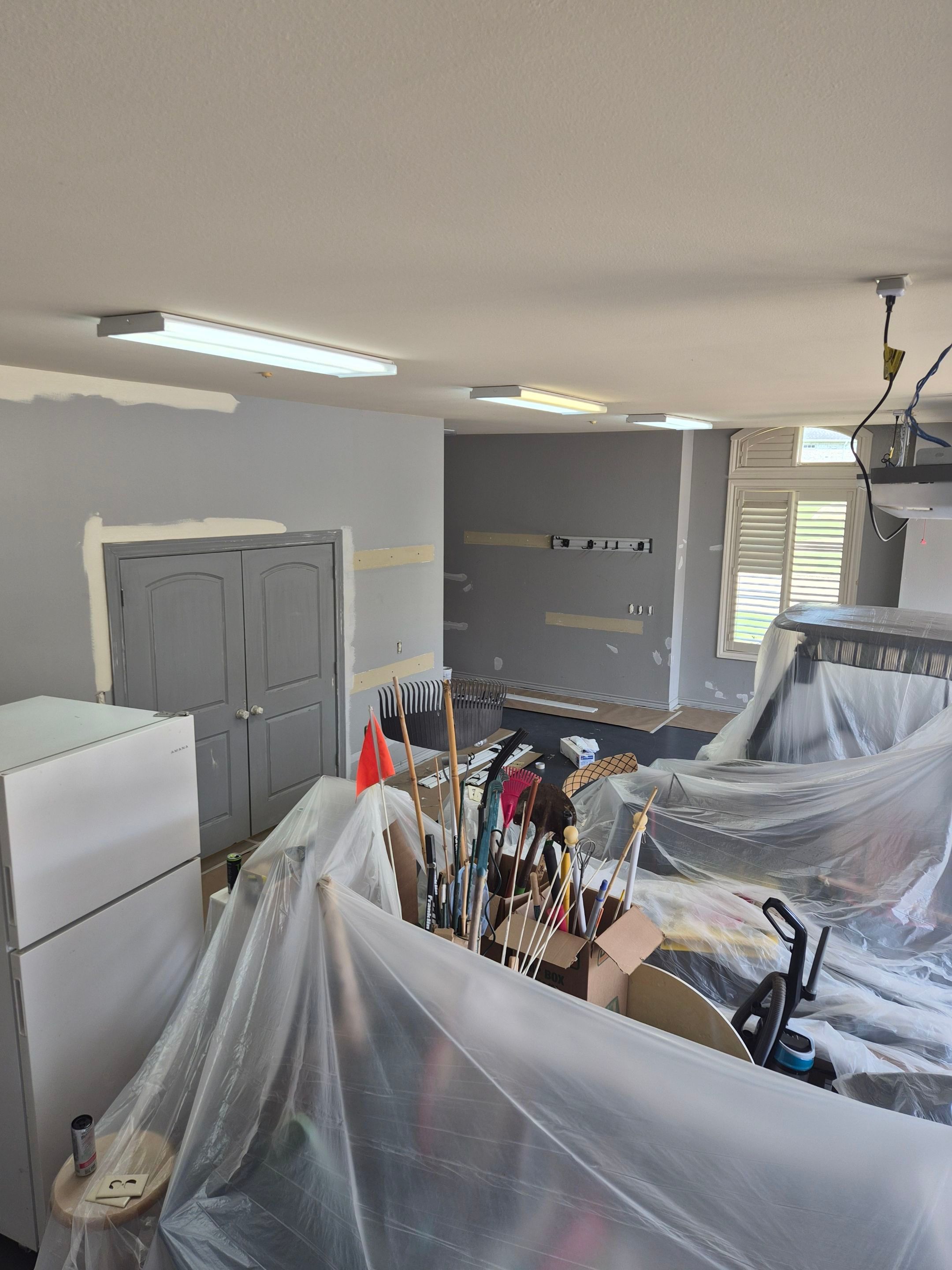 Detail Work in Garage & Utility Room, Tyler TX by Quality Coats Painting