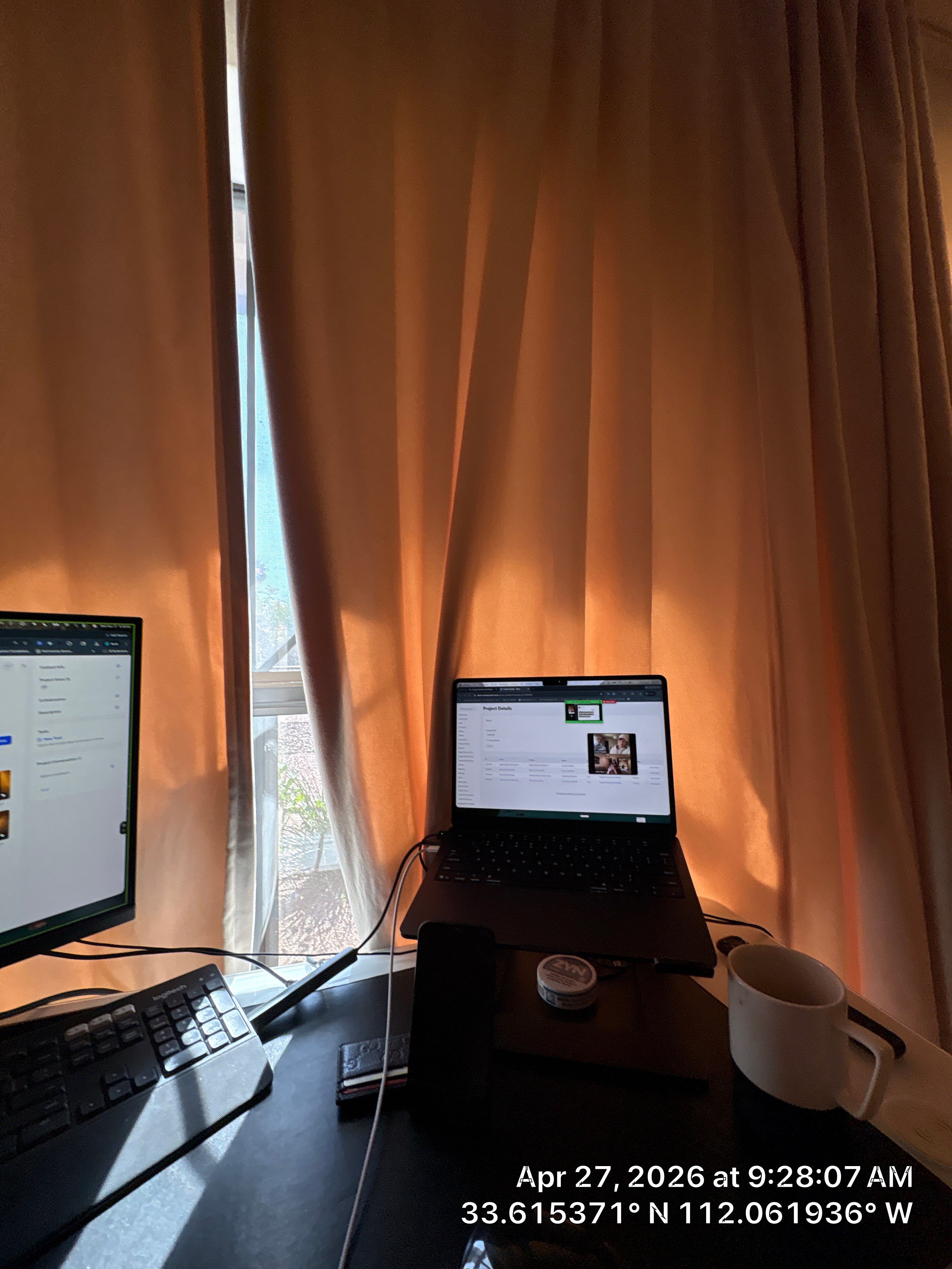 Multi-Monitor Workspace and Media Wall Installation in Phoenix by CompanyCam Sales Demo
