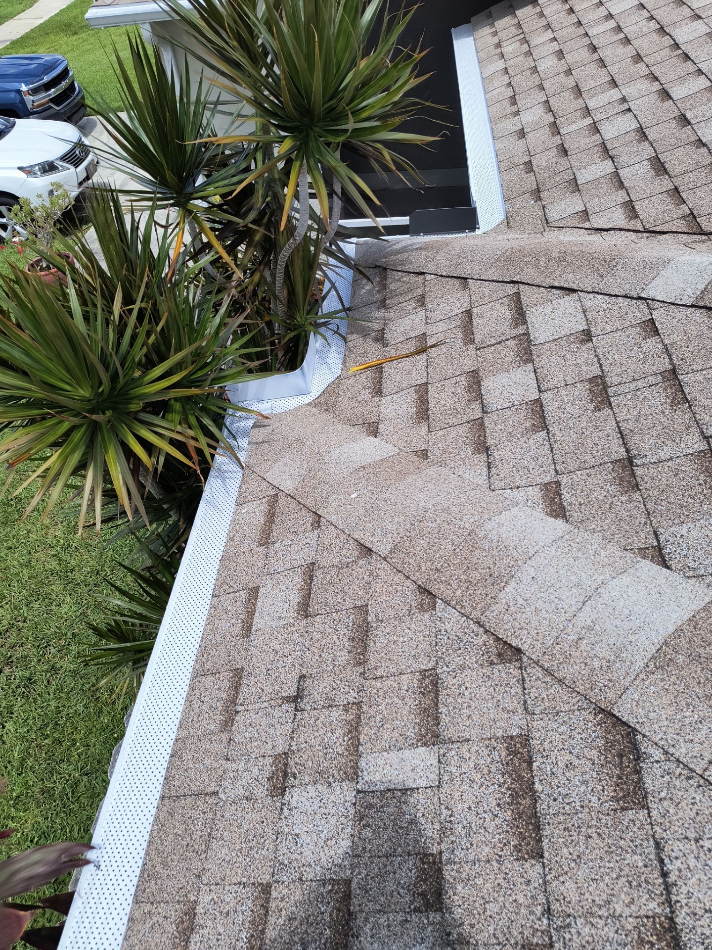 Leaf Guard System Installation in Cape Coral FL by Gutter Professors