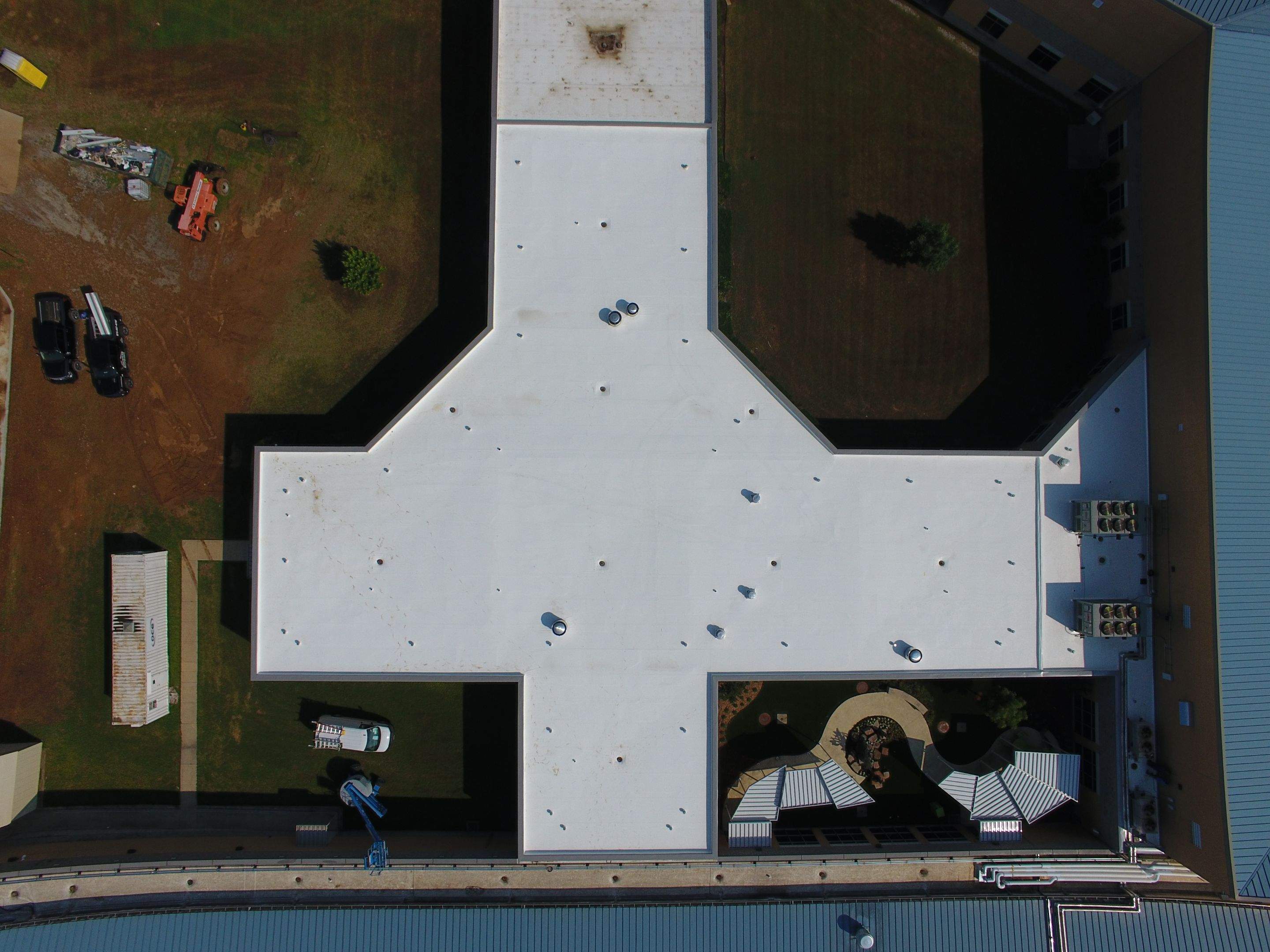 Choctaw Nation Hospital - Med Surg Building by Hostetler Roofing