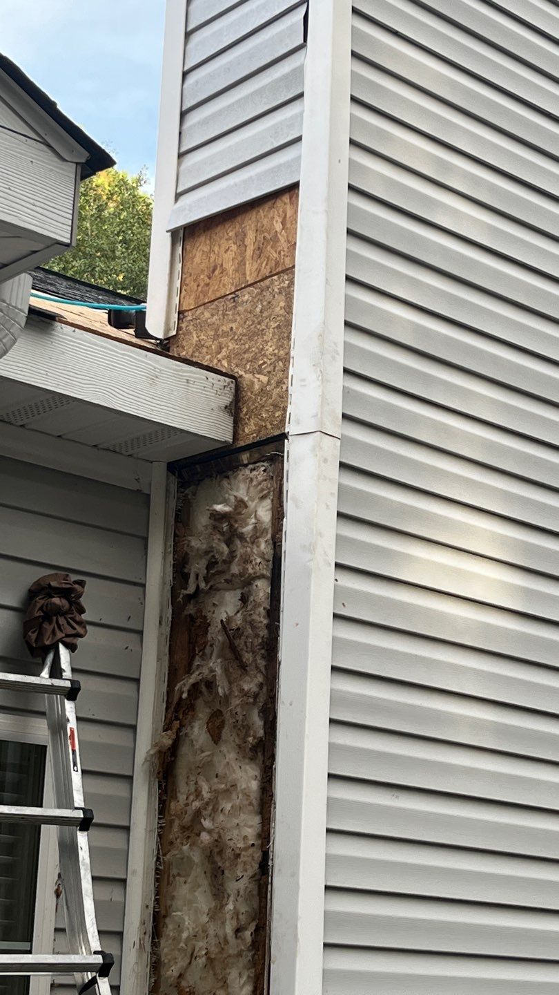 Roof Repair and Chimney Framing Repair by Midlands Roofing & Exteriors