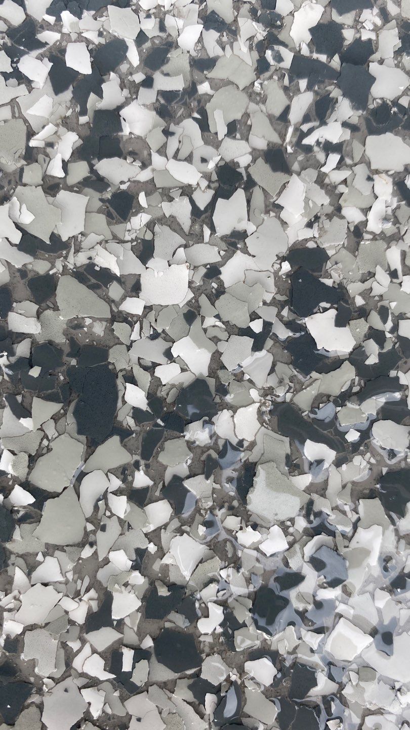 Garage using Slate Stone by Select Painting, Coatings & Garage Cabinets