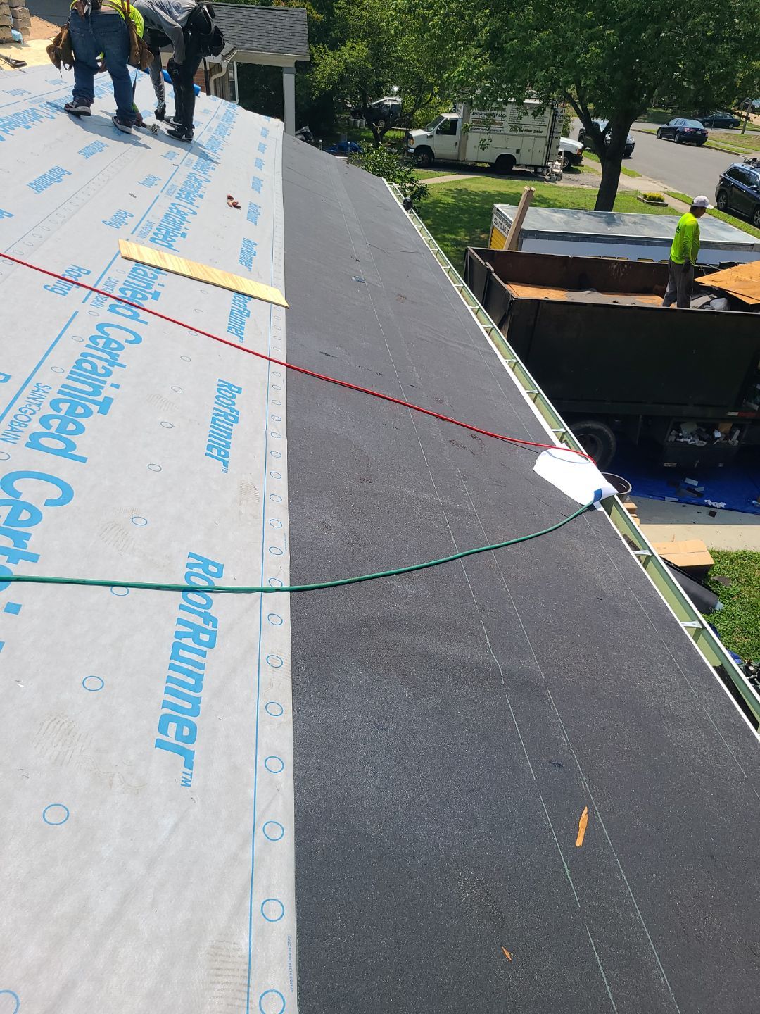 Woodbridge: Roof Replacement with CertainTeed Landmark Pro Designer Shingles in Max Def Colonial Slate by RM Banning, Inc.