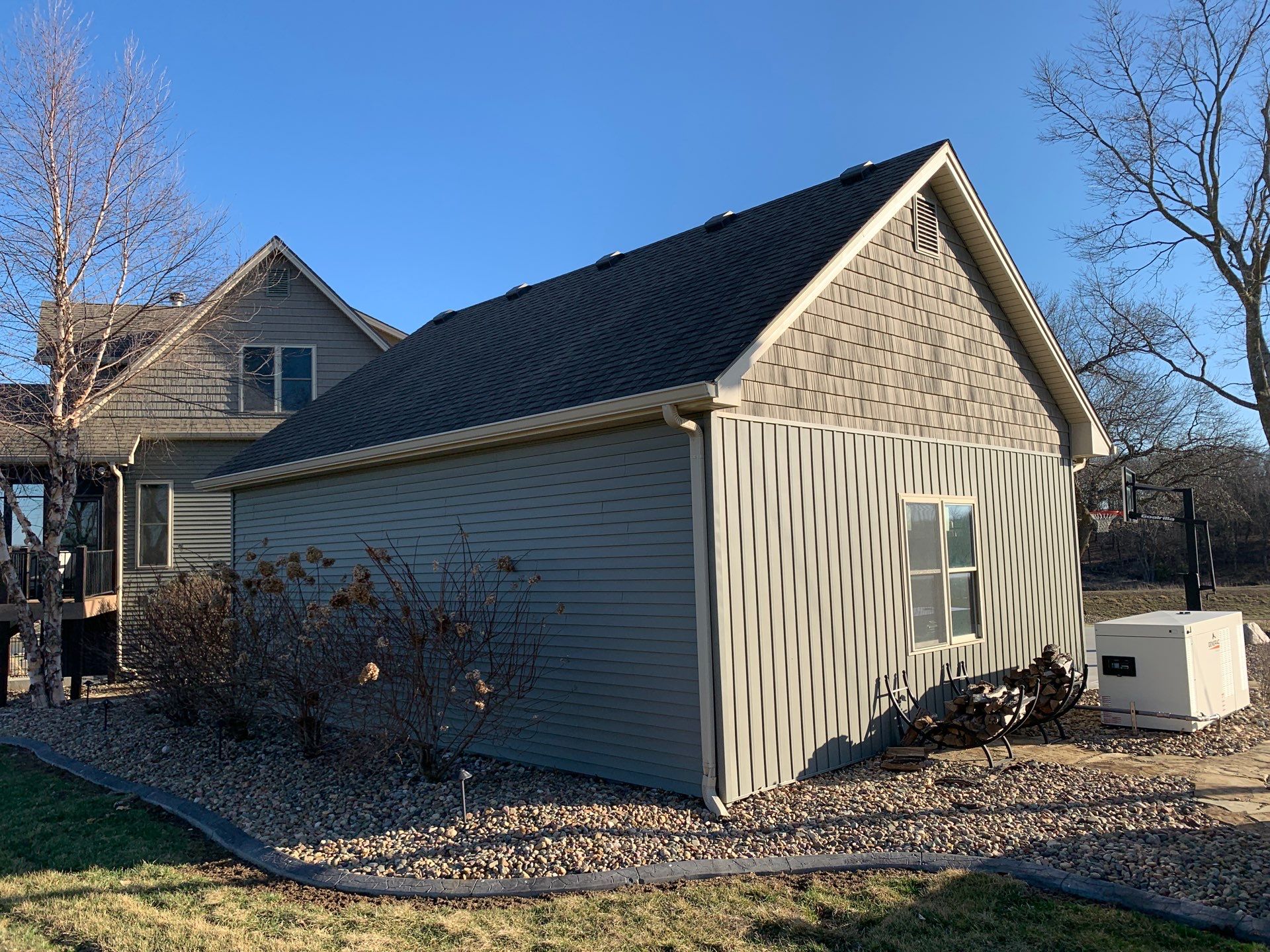 Lake Life = No Maintenance  !! by EEC  Windows, Siding & Roofing 