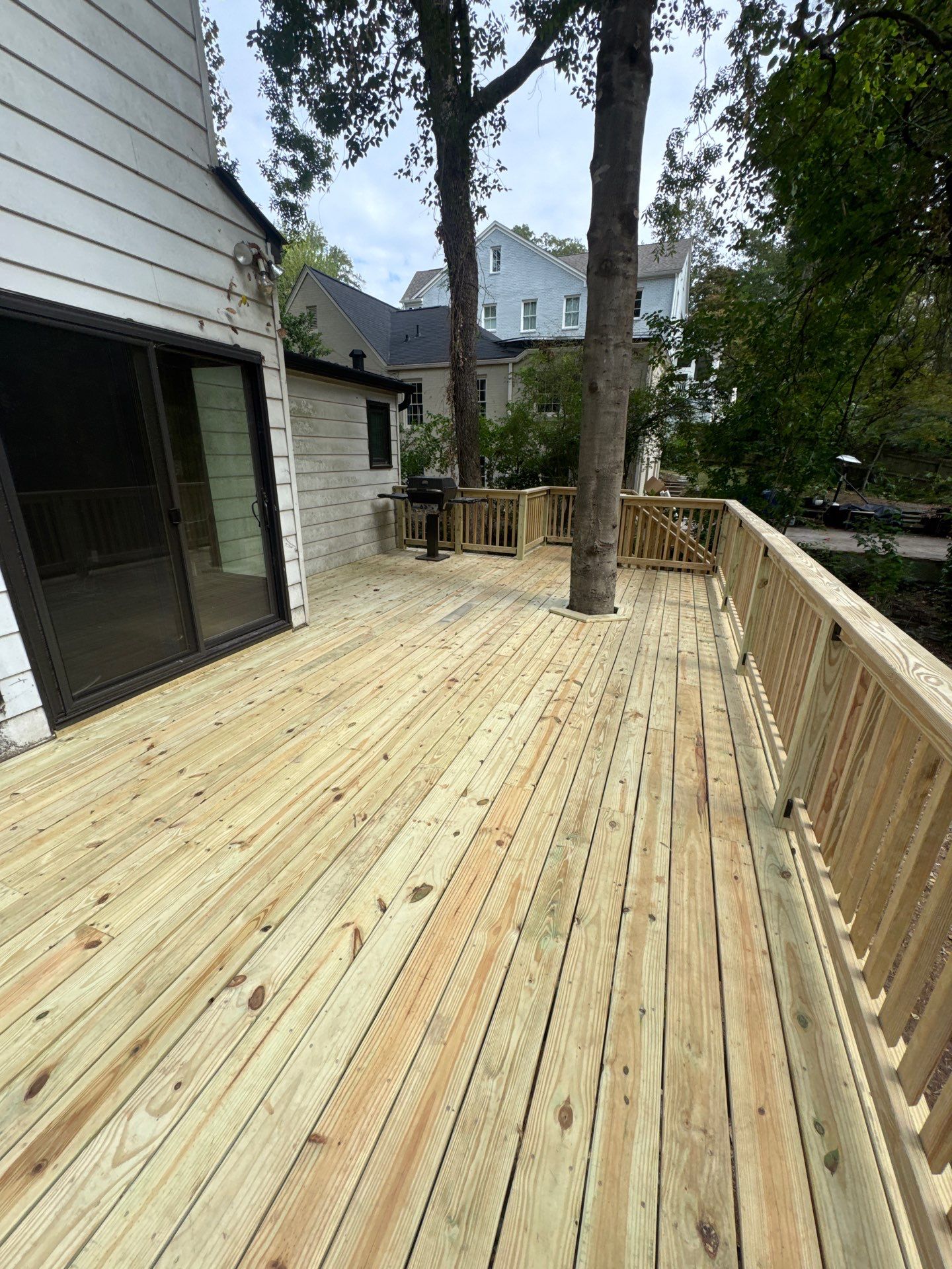 Pressure Treated Pine Deck Build in Atlanta, GA by Nelson Exteriors