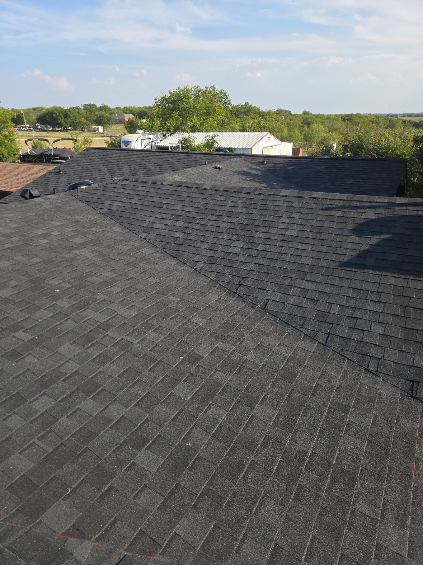 Project in Justin by Lonestar Roofing and Restoration LLC.